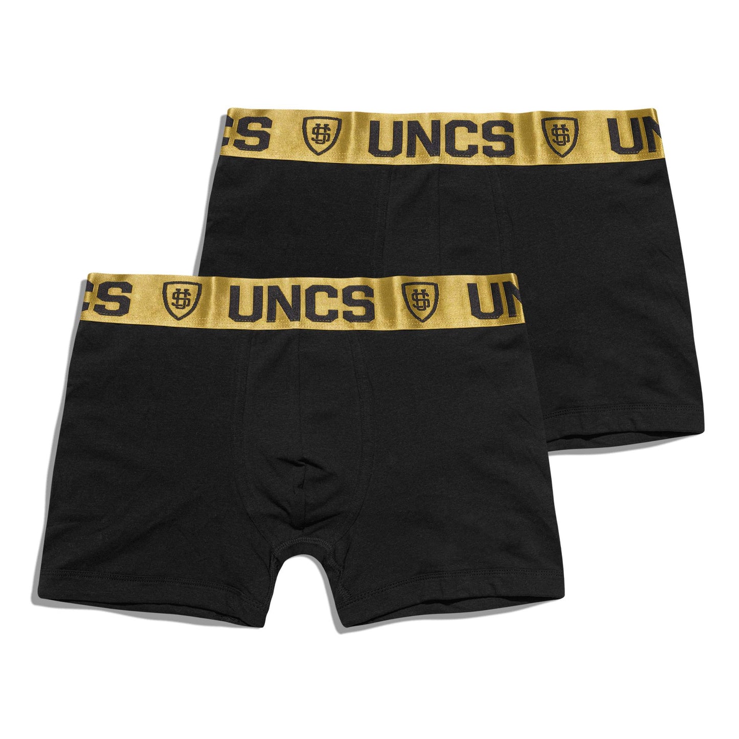 Férfi boxeralsó GOLDMAN 2 db (HOSSZÚ) BLACK