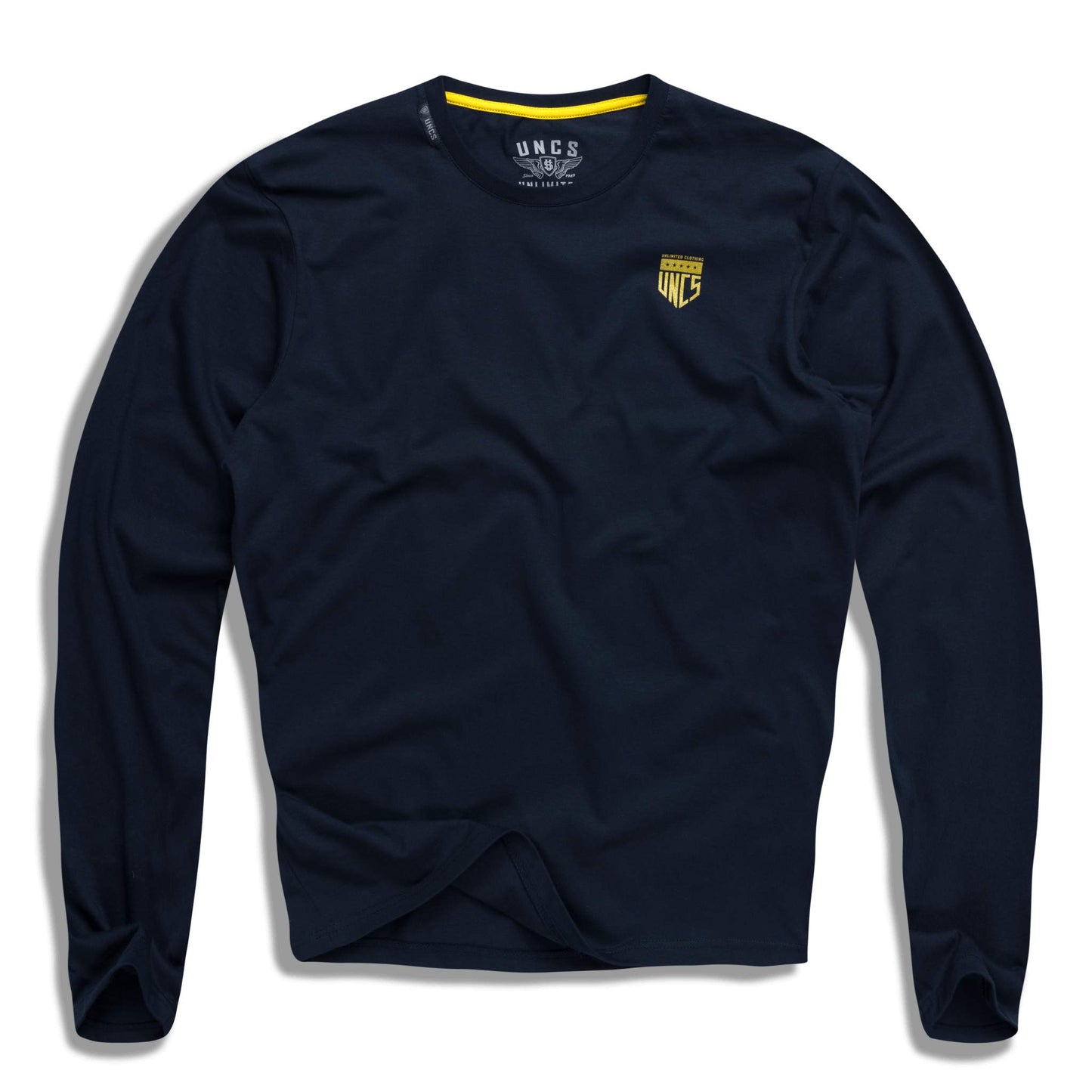 Férfi pólók WALT LS NAVY NAVY
