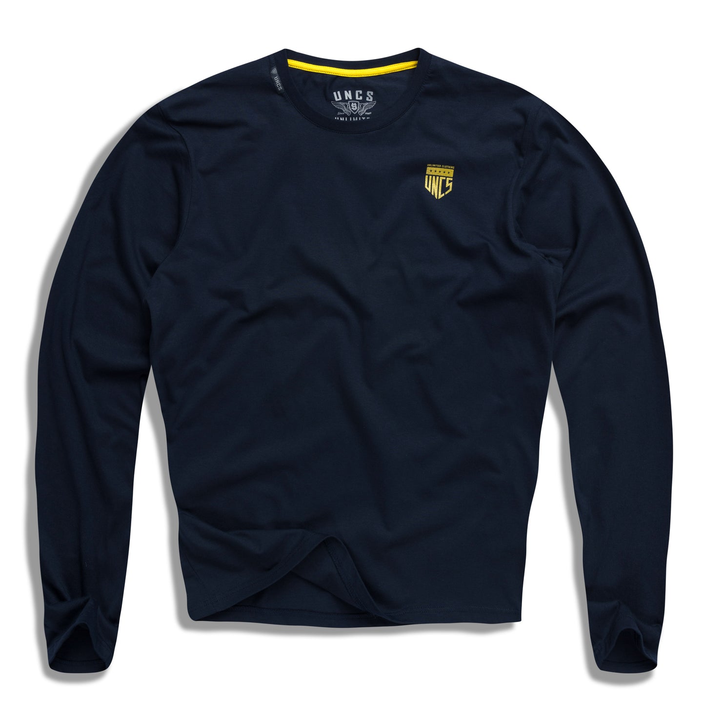 Férfi pólók WALT LS NAVY NAVY
