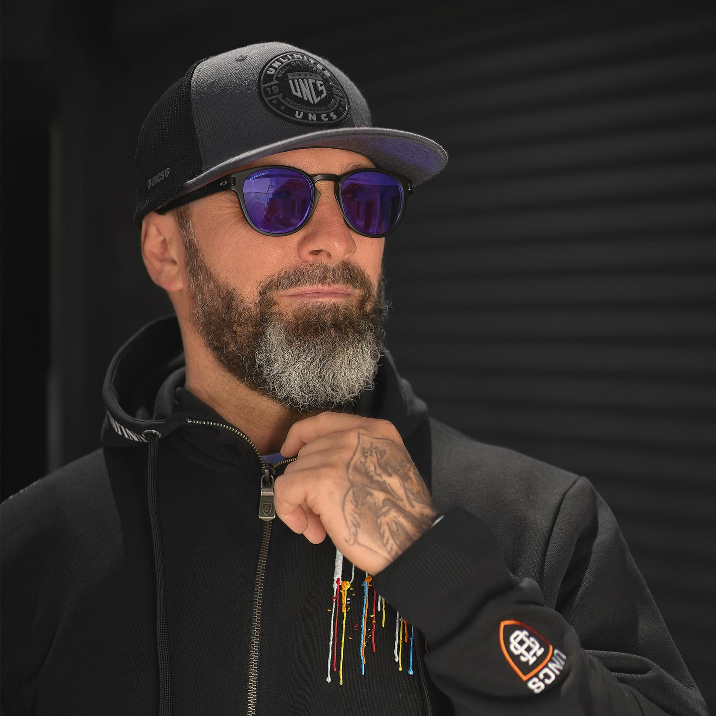 Férfi sapka Aron - behálózva