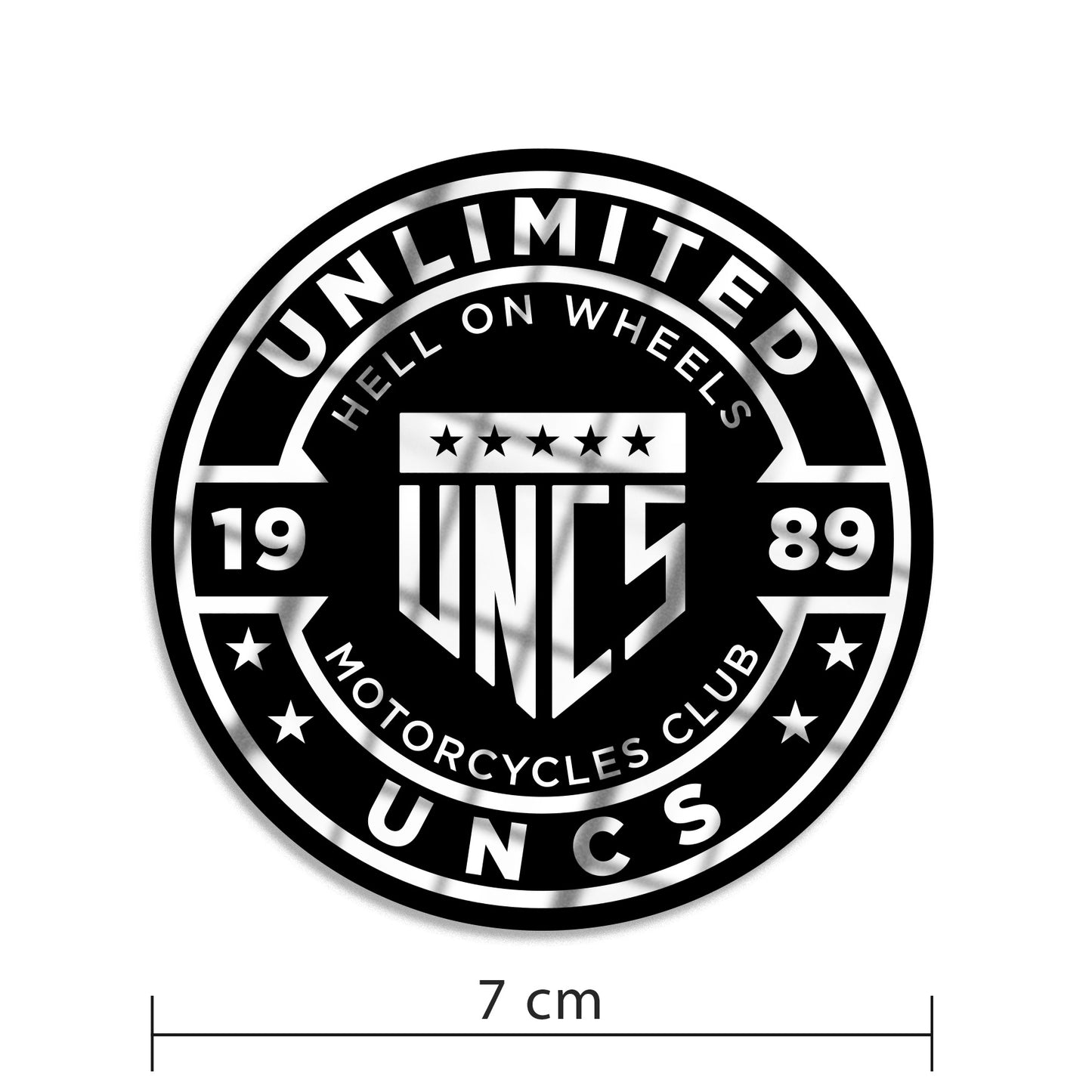 Matrica HELL ON WHEELS GOLD SILVER