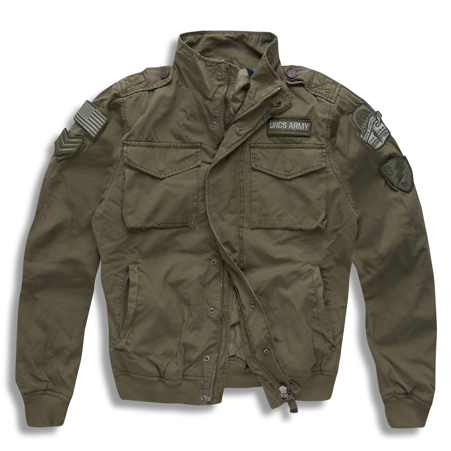 Férfi kabát GREENWOOD KHAKI KHAKI