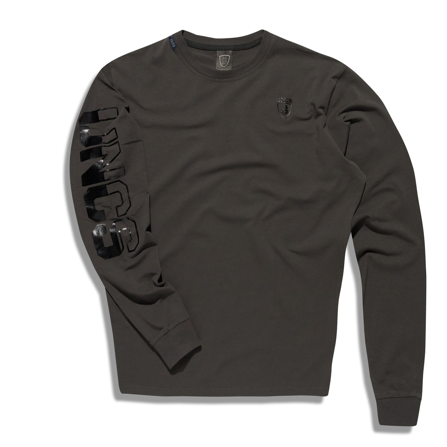 Férfi póló BASIC LS ASPHALT