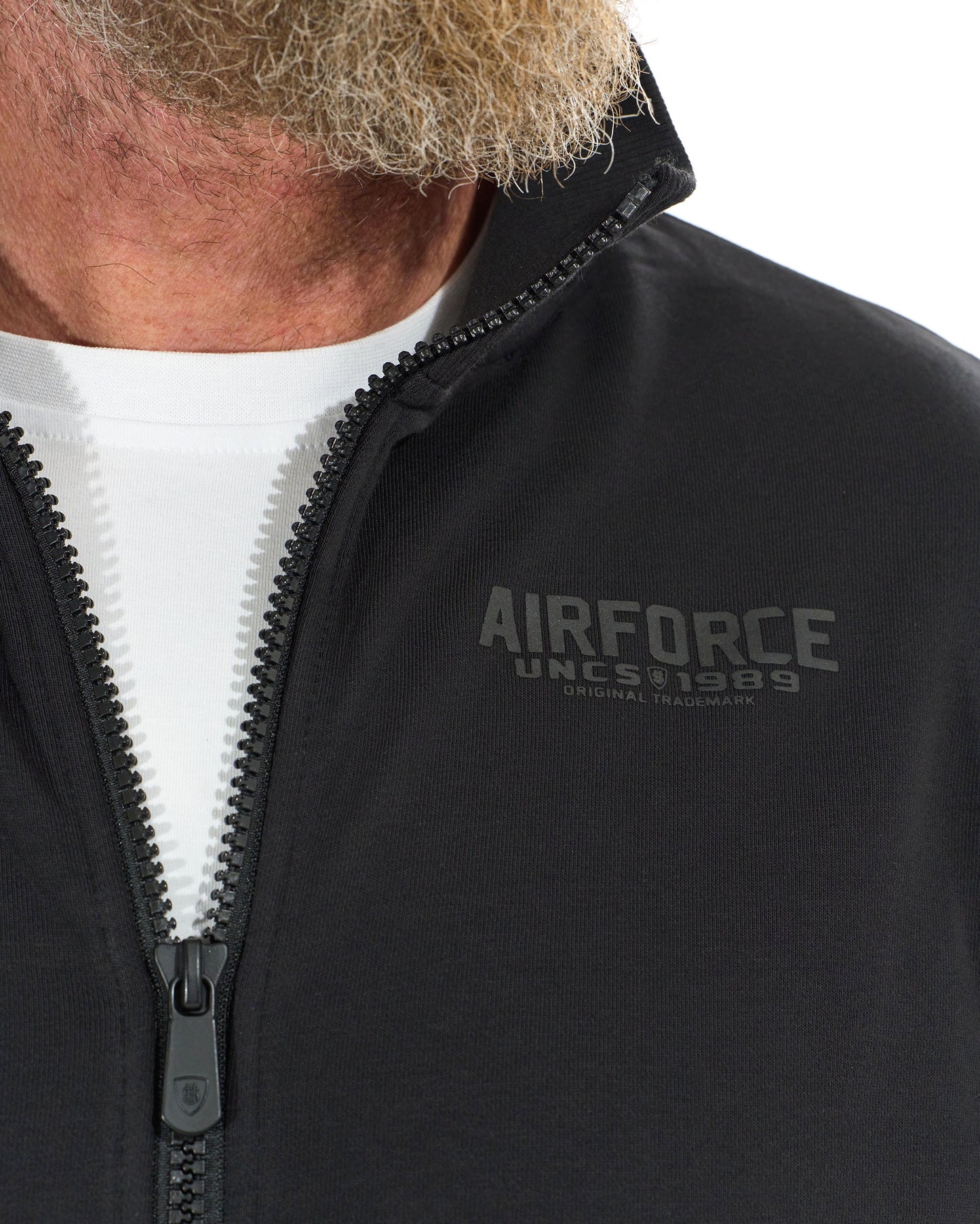 Férfi melegítőfelső AIRFORCE IV BLACK