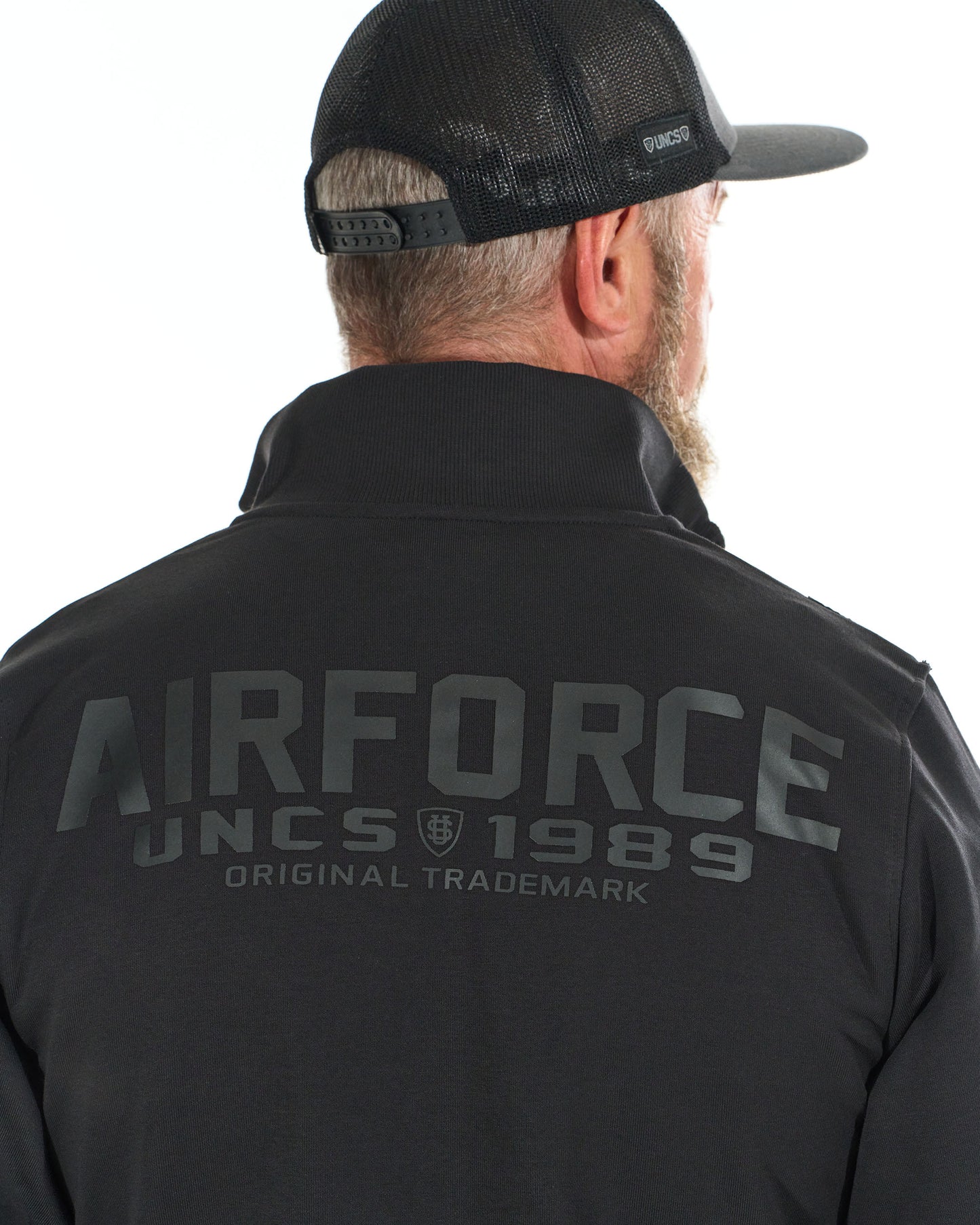 Férfi melegítőfelső AIRFORCE IV BLACK