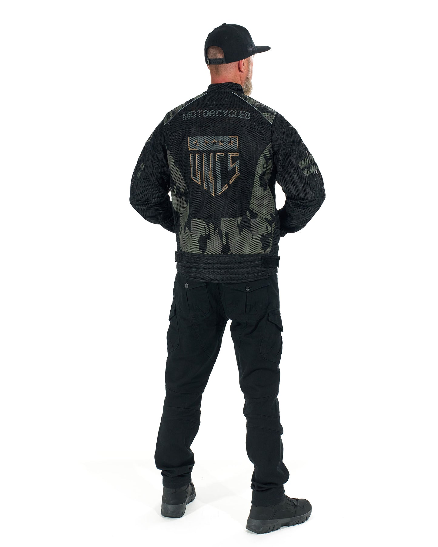 Férfi dzseki MOTORCYCLE (WITH PRINT) BLACK BLACK