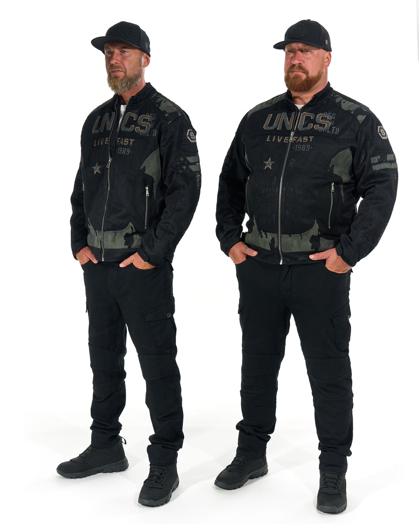 Férfi dzseki MOTORCYCLE (WITH PRINT) BLACK BLACK