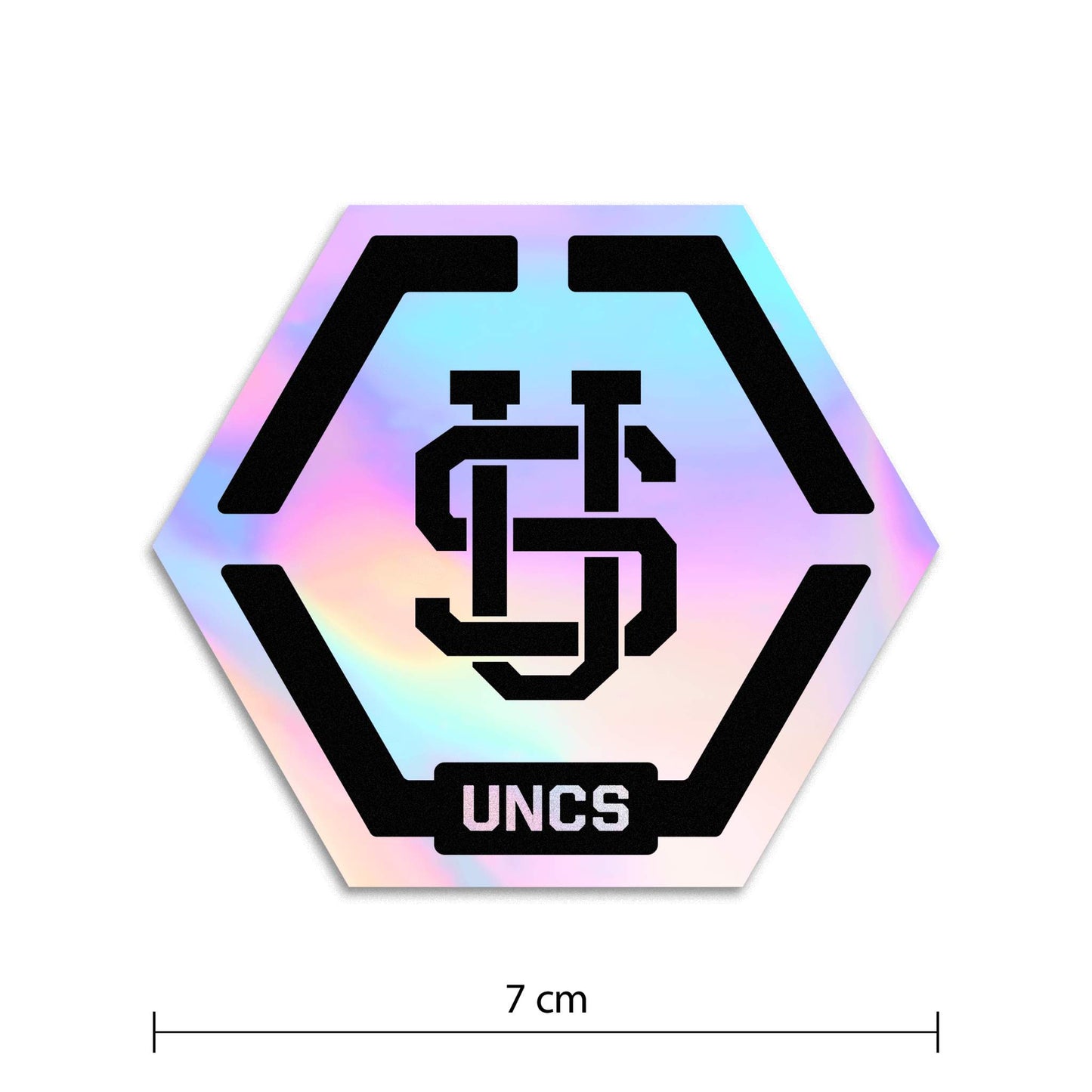 Matrica HEXAGON HOLOGRAPHIC