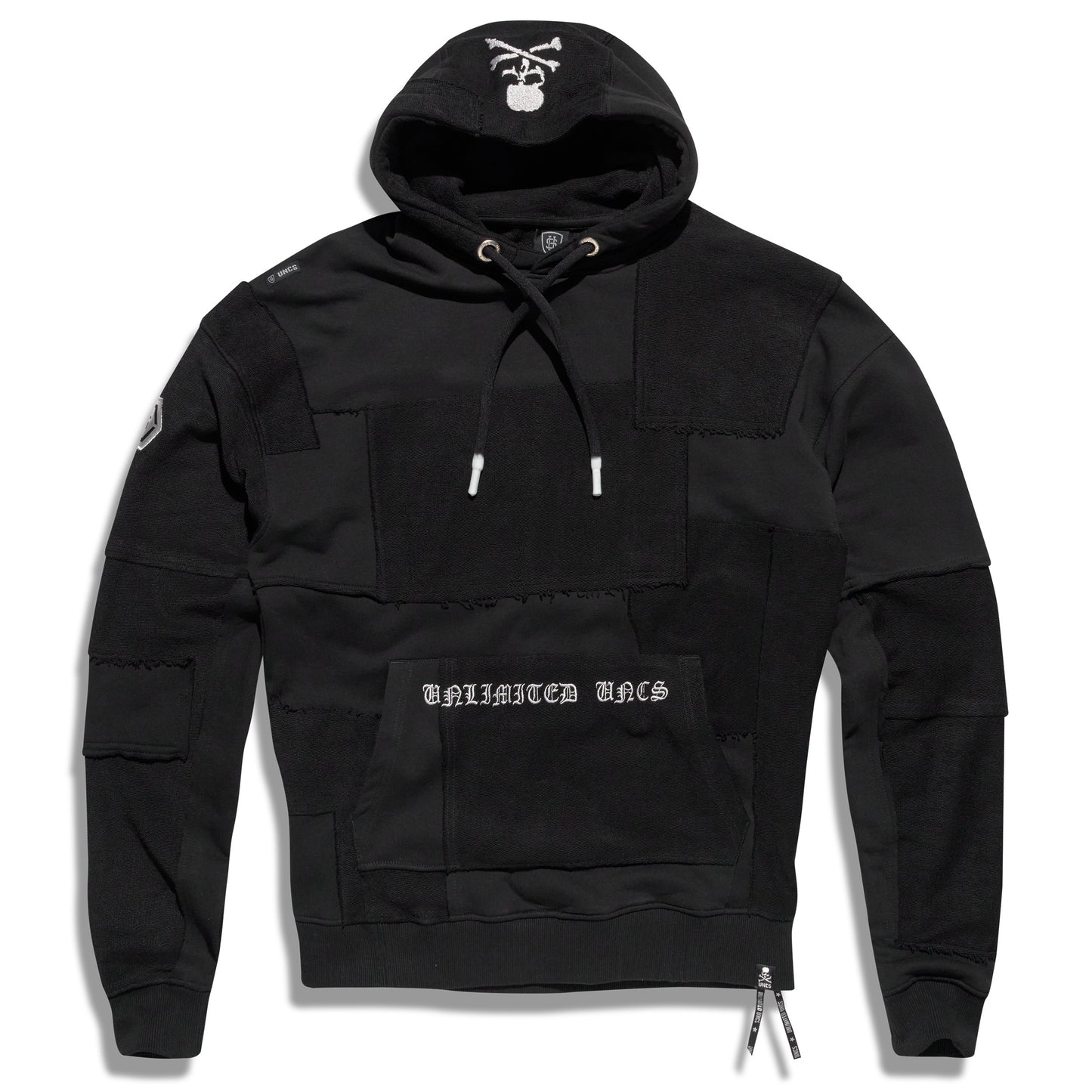Férfi melegítőfelső CARTER BLACK/SILVER