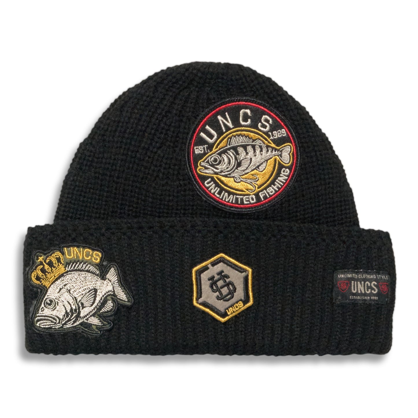 Férfi sapka FISHERMAN BLACK