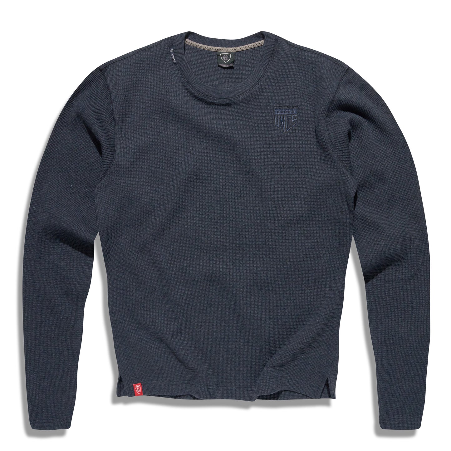 Férfi póló MARLOW III LS BLUE/GREY