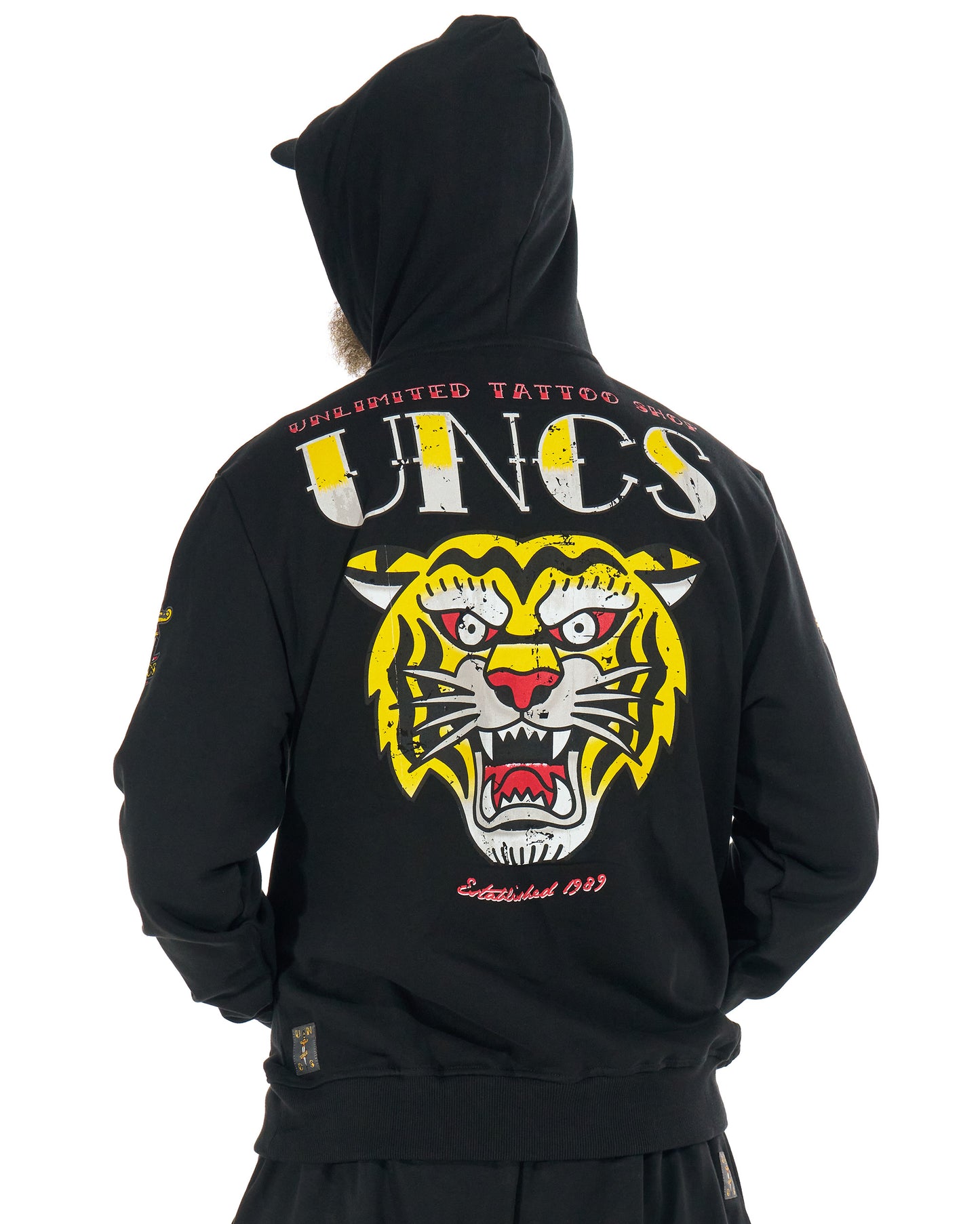 Férfi melegítőfelső TIGER BLACK
