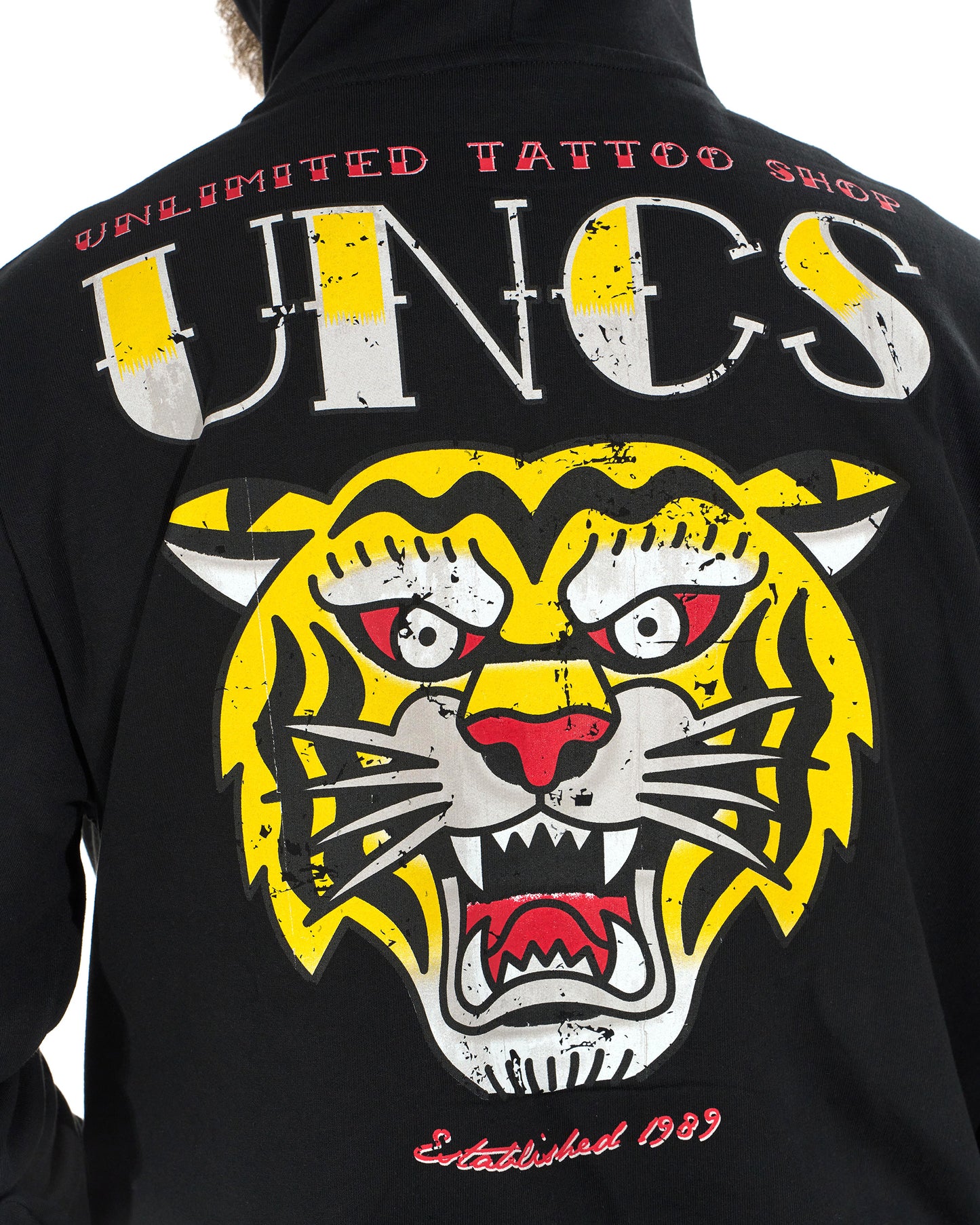 Férfi melegítőfelső TIGER BLACK