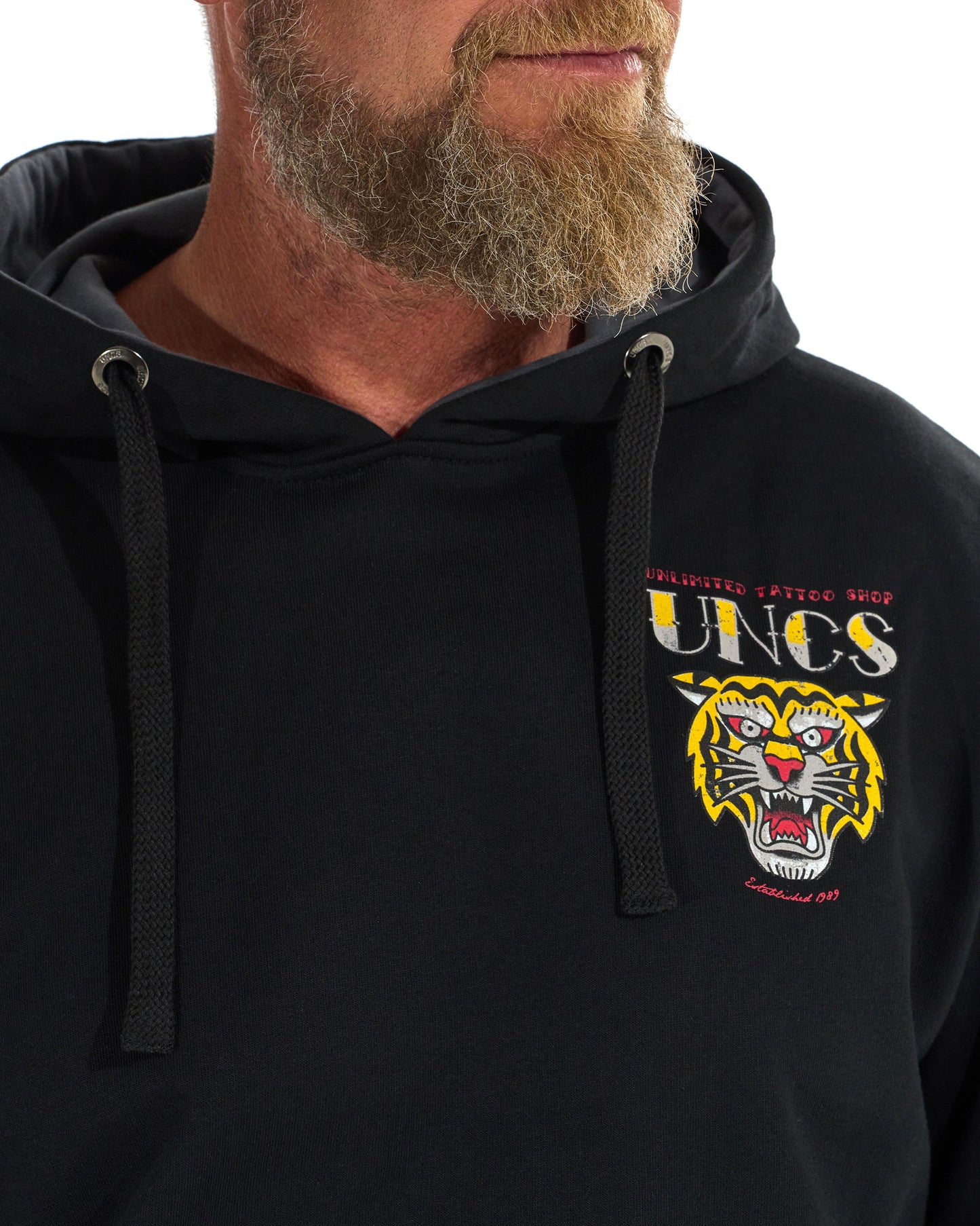 Férfi melegítőfelső TIGER BLACK