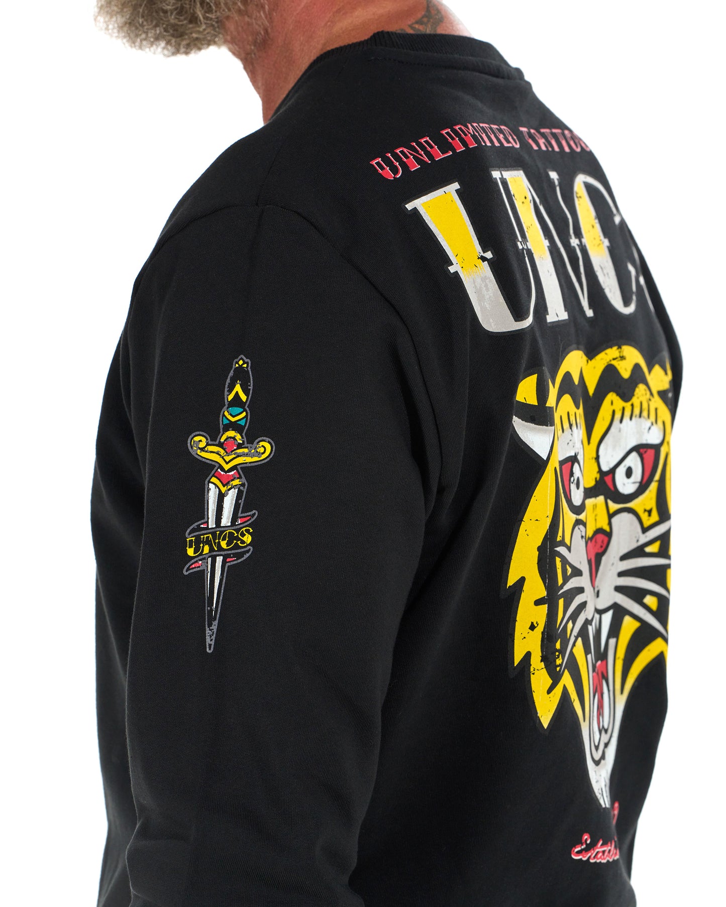 Férfi melegítőfelső TIGER BLACK