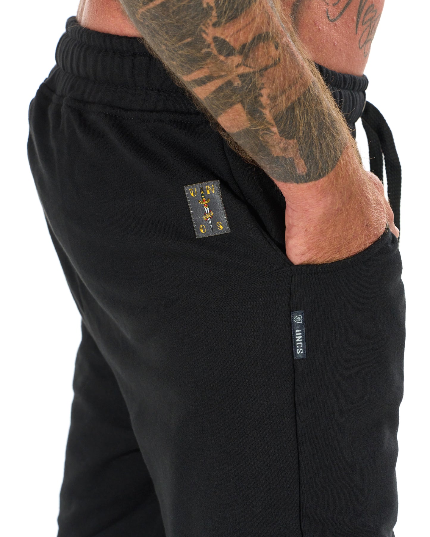 Férfi melegítőnadrág TIGER BLACK