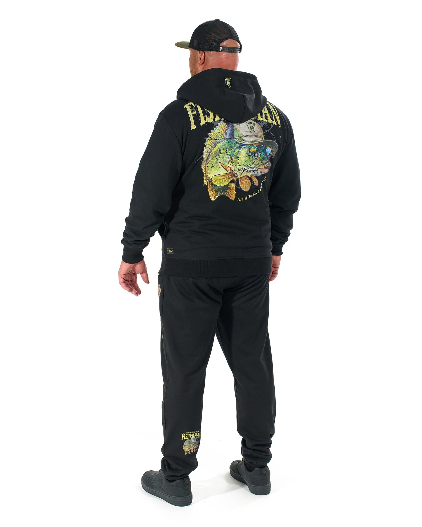 Férfi melegítőnadrág FISHERMAN BLACK