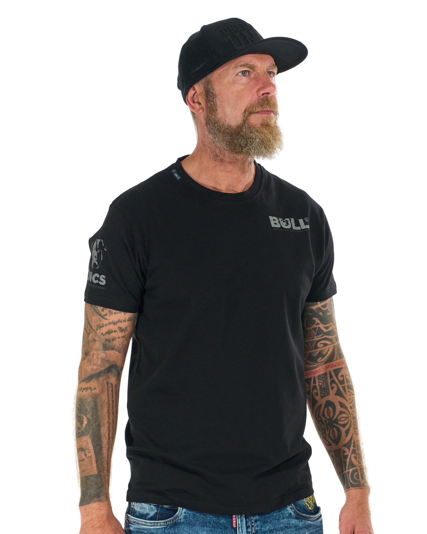 Férfi póló BULL BLACK