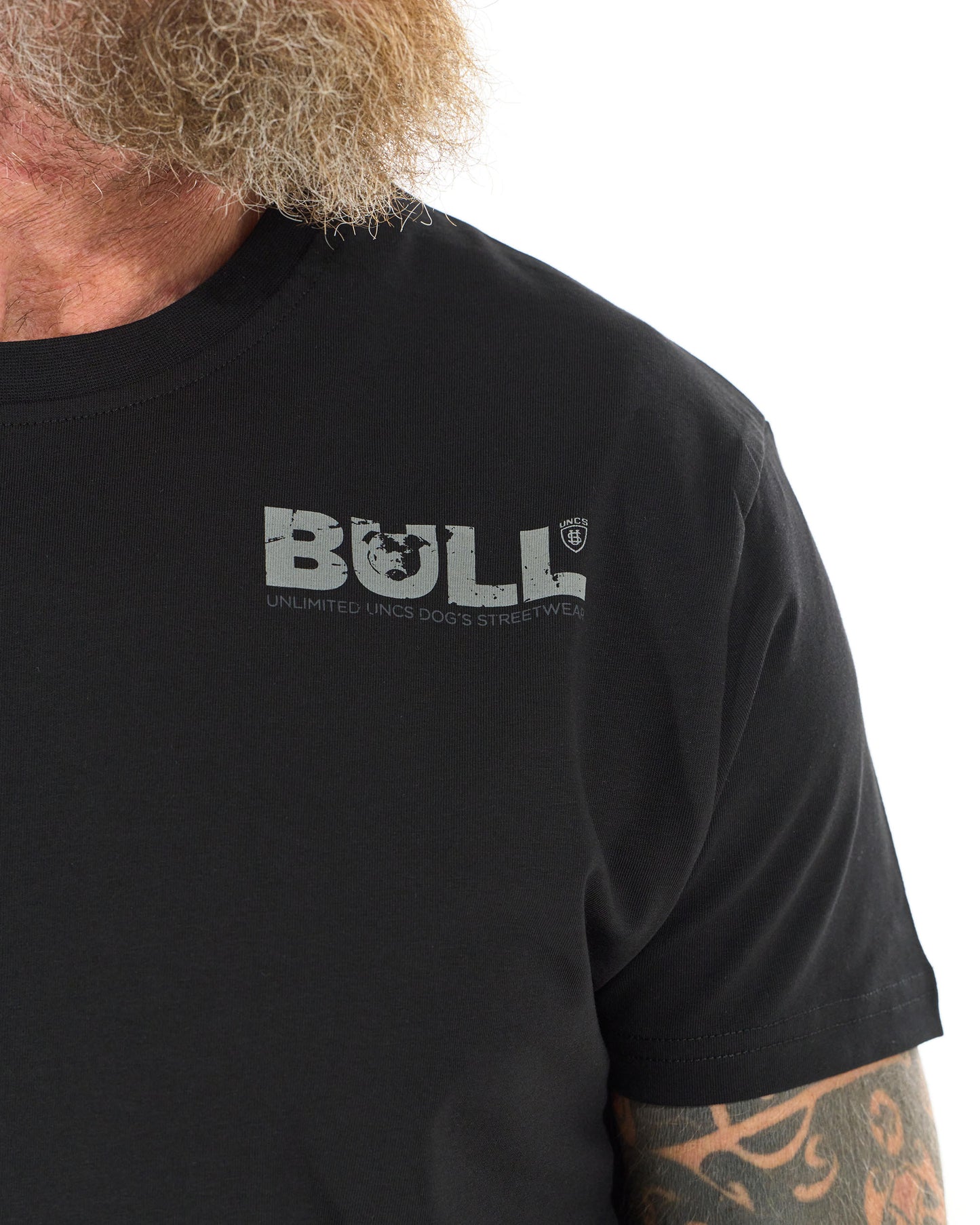 Férfi póló BULL BLACK