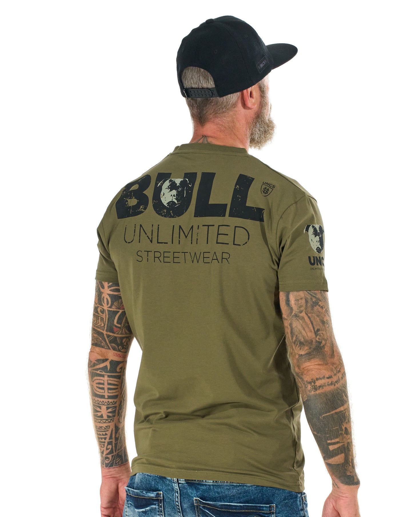 Férfi póló BULL KHAKI