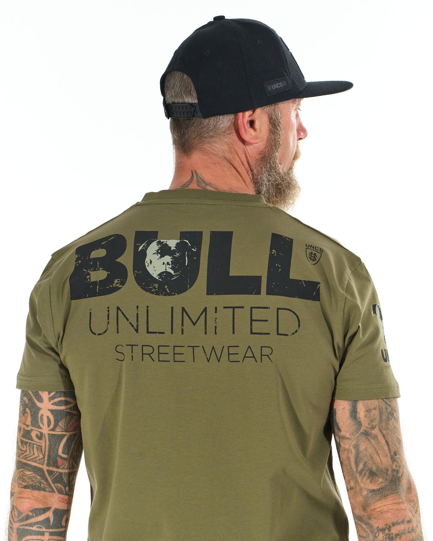 Férfi póló BULL KHAKI