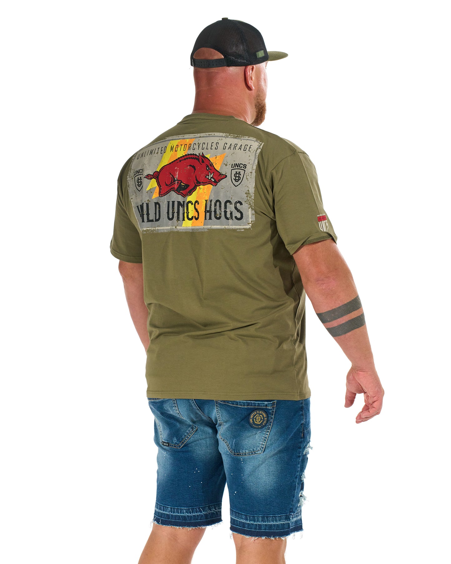 Férfi póló WILD HOGS KHAKI