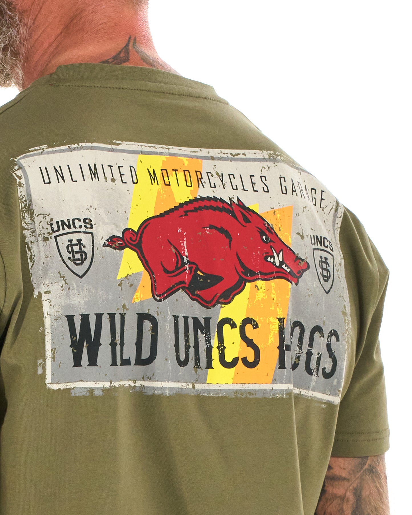Férfi póló WILD HOGS KHAKI