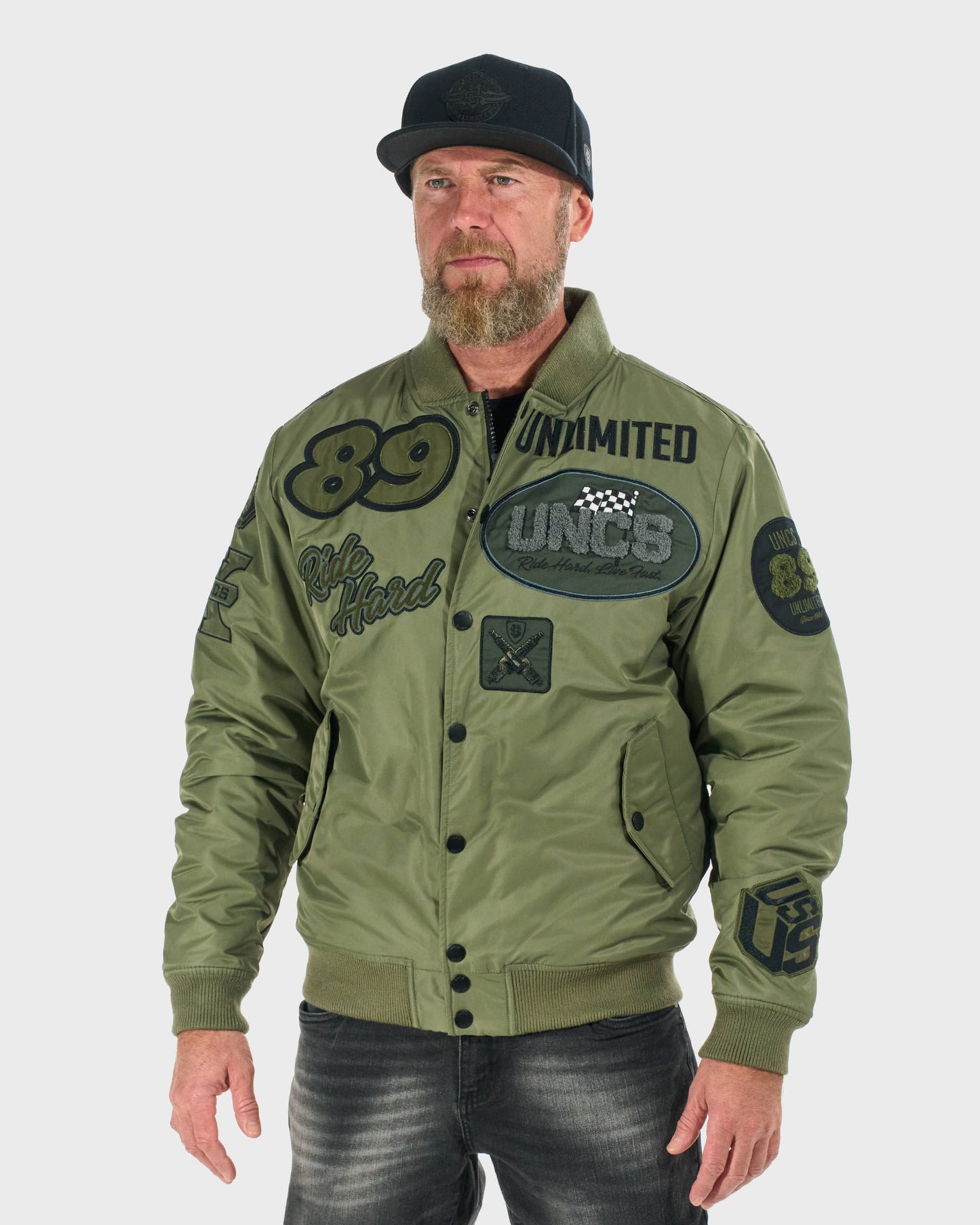Férfi dzseki RIDE HARD KHAKI