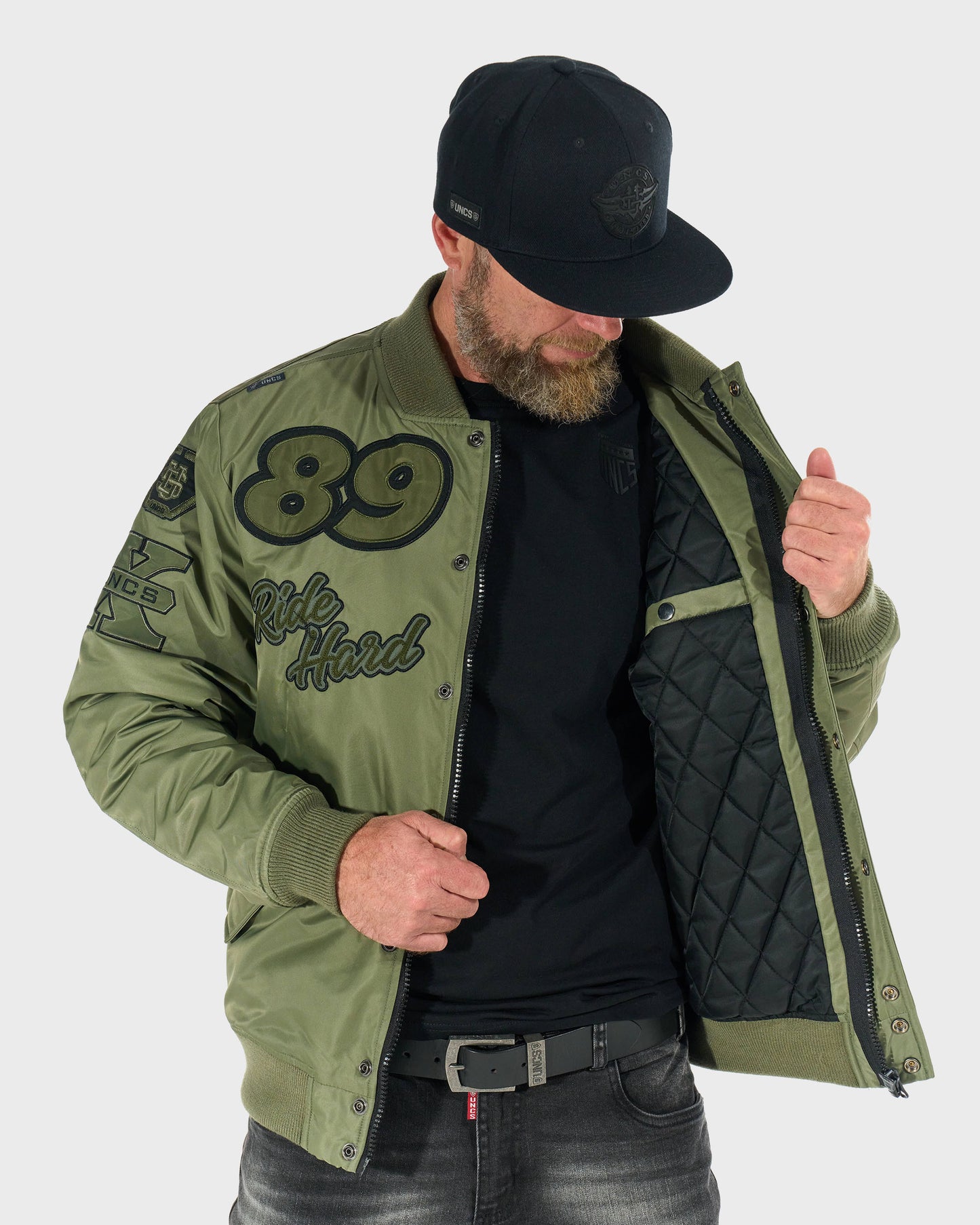 Férfi dzseki RIDE HARD KHAKI