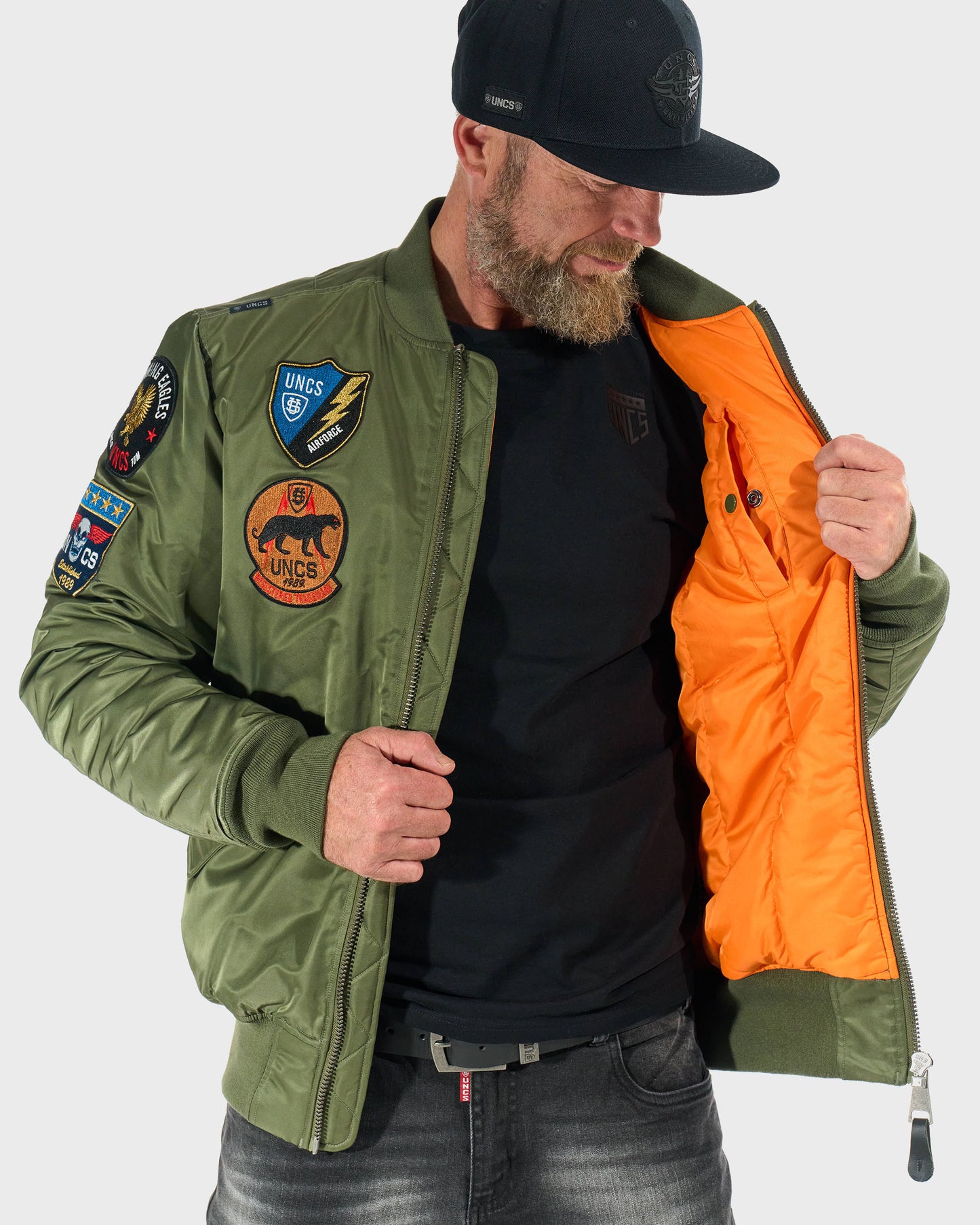 Férfi dzseki FORCE KHAKI