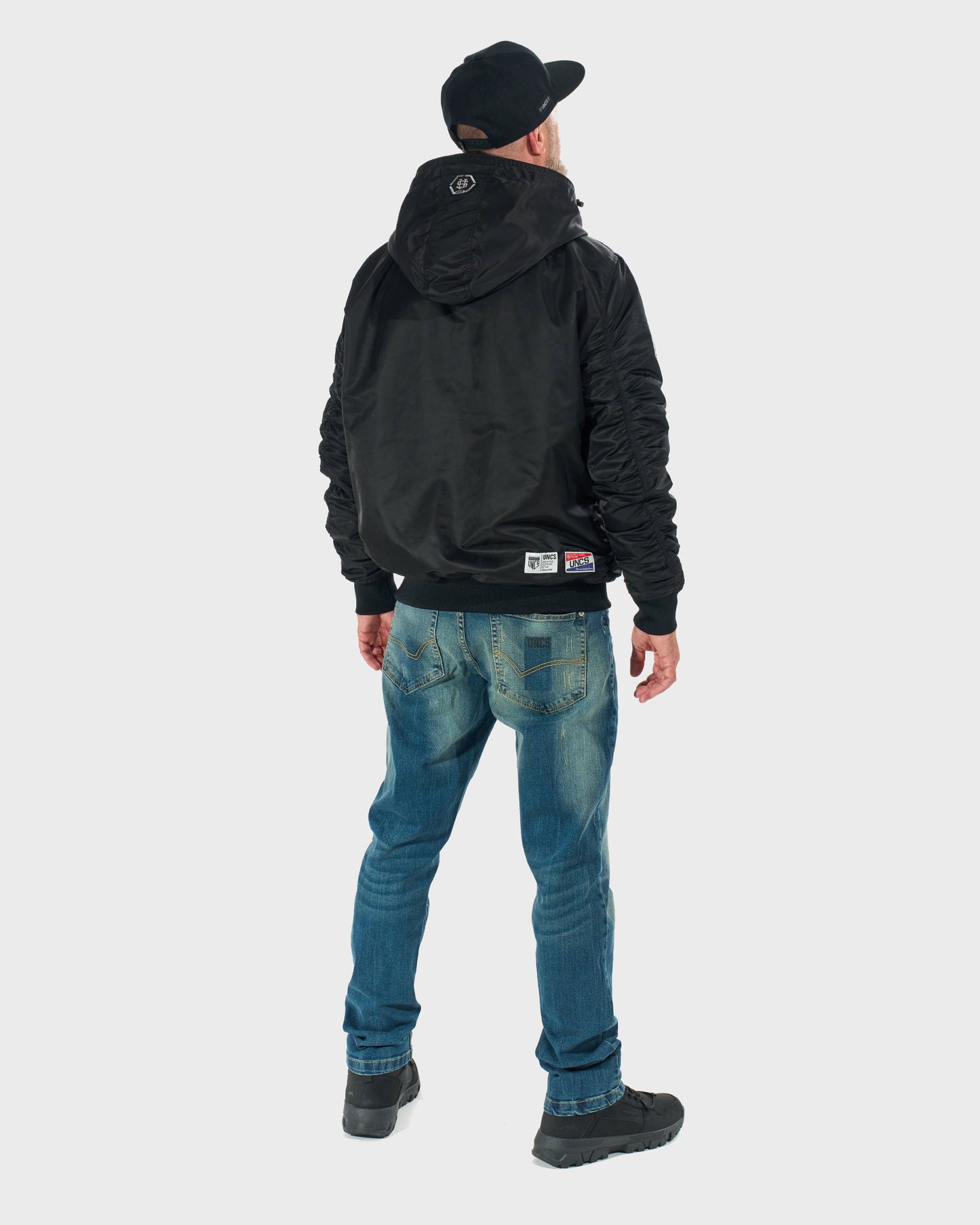 Férfi dzseki HELMET BLACK