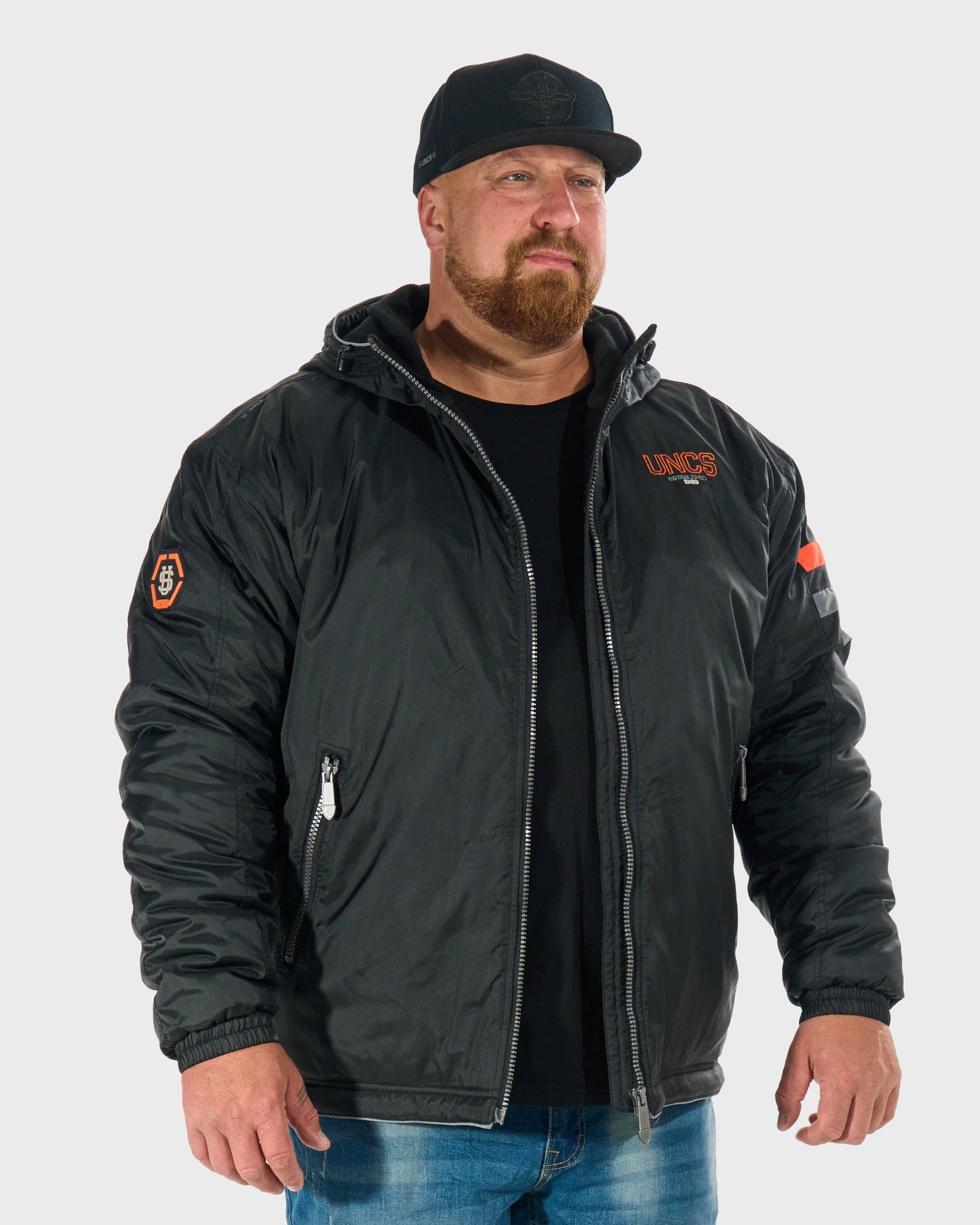 Férfi dzseki CREW II BLACK