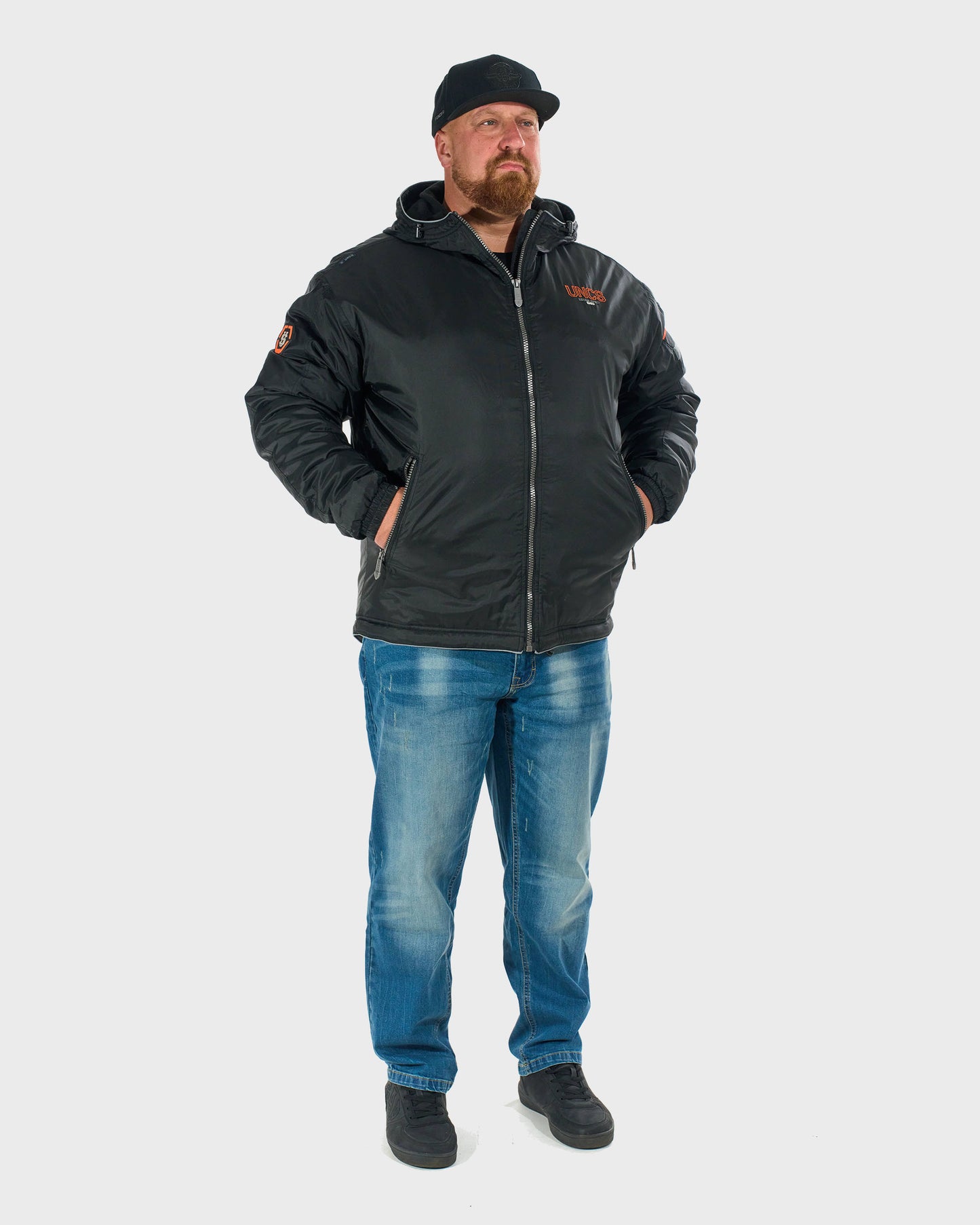 Férfi dzseki CREW II BLACK