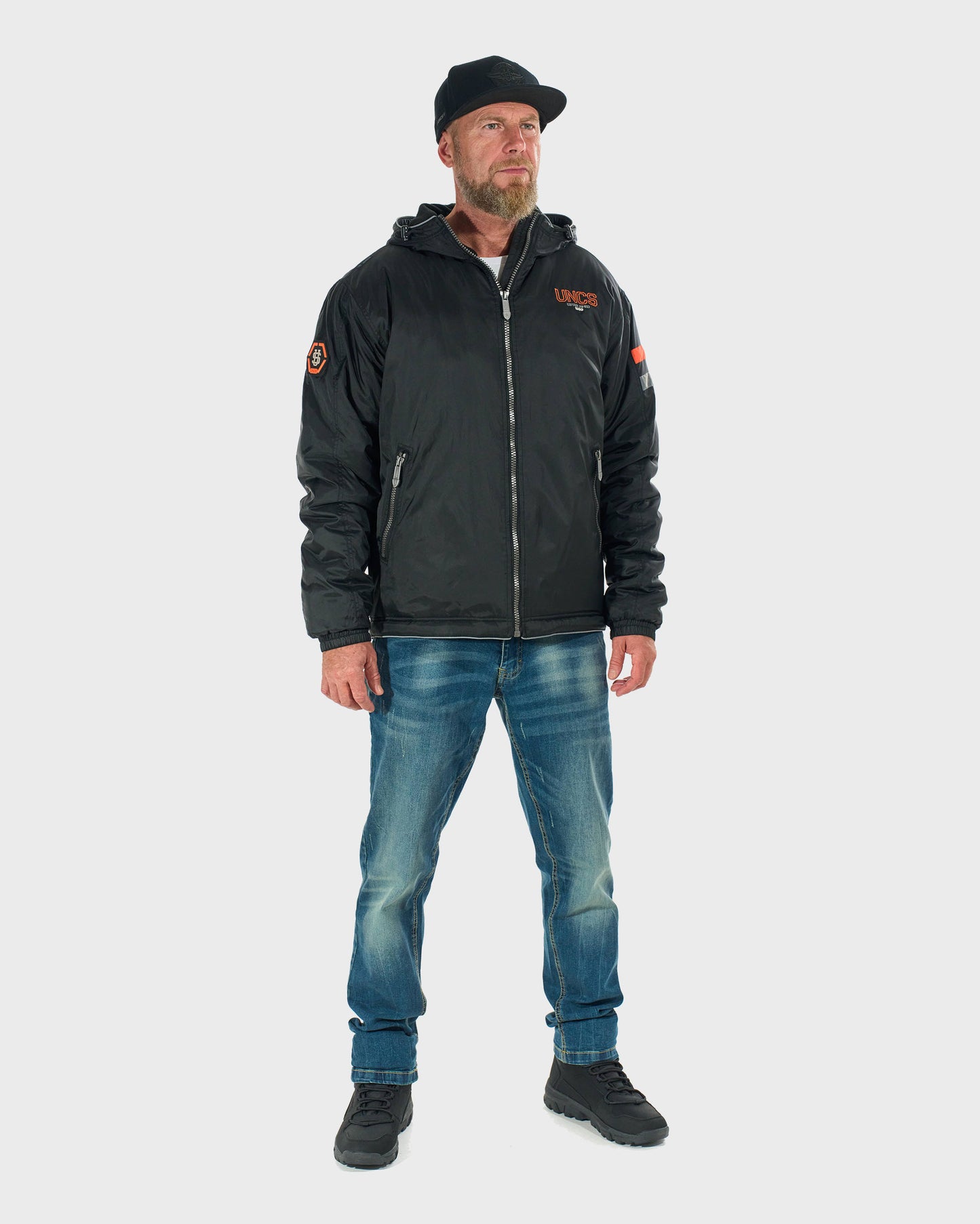 Férfi dzseki CREW II BLACK