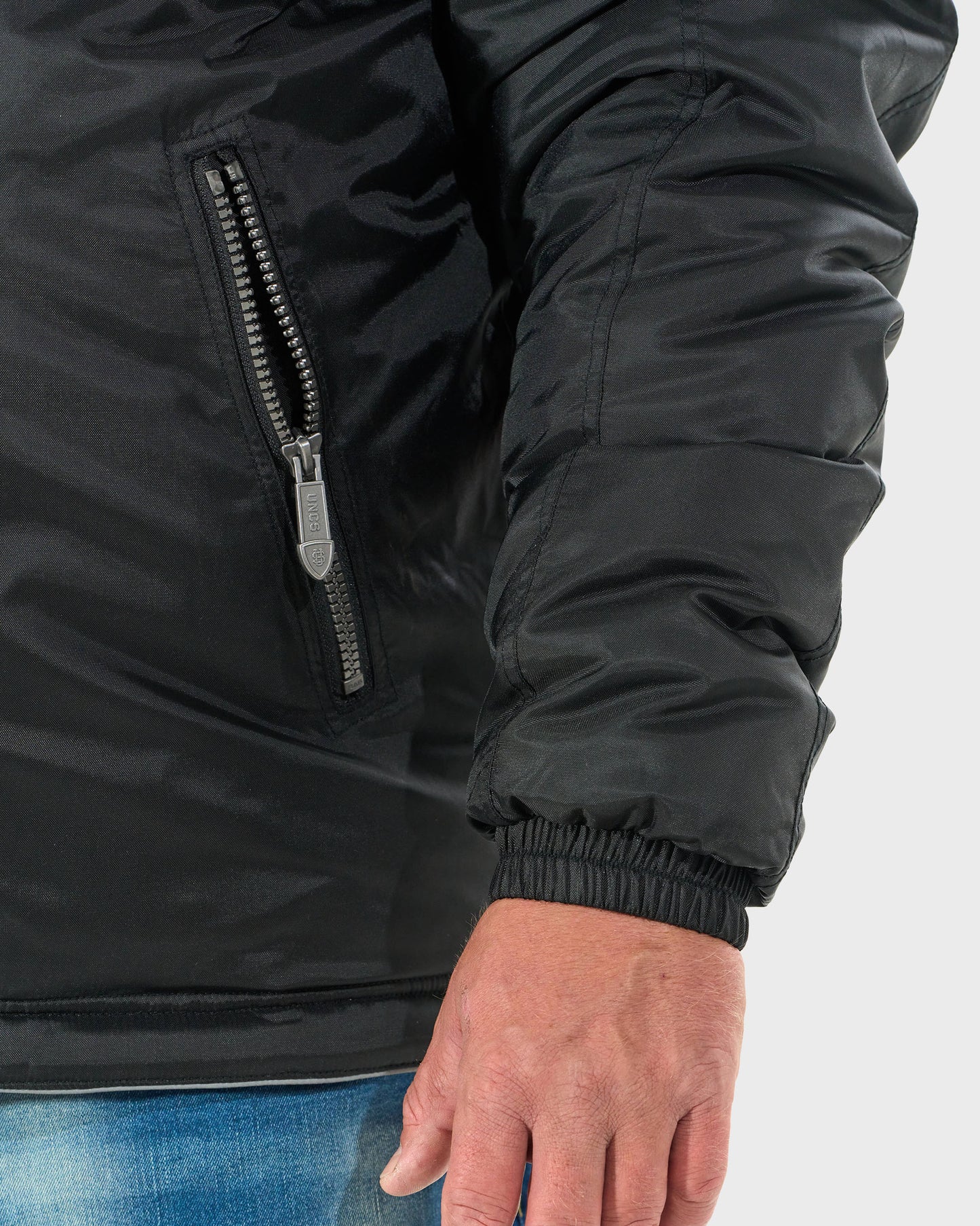 Férfi dzseki CREW II BLACK