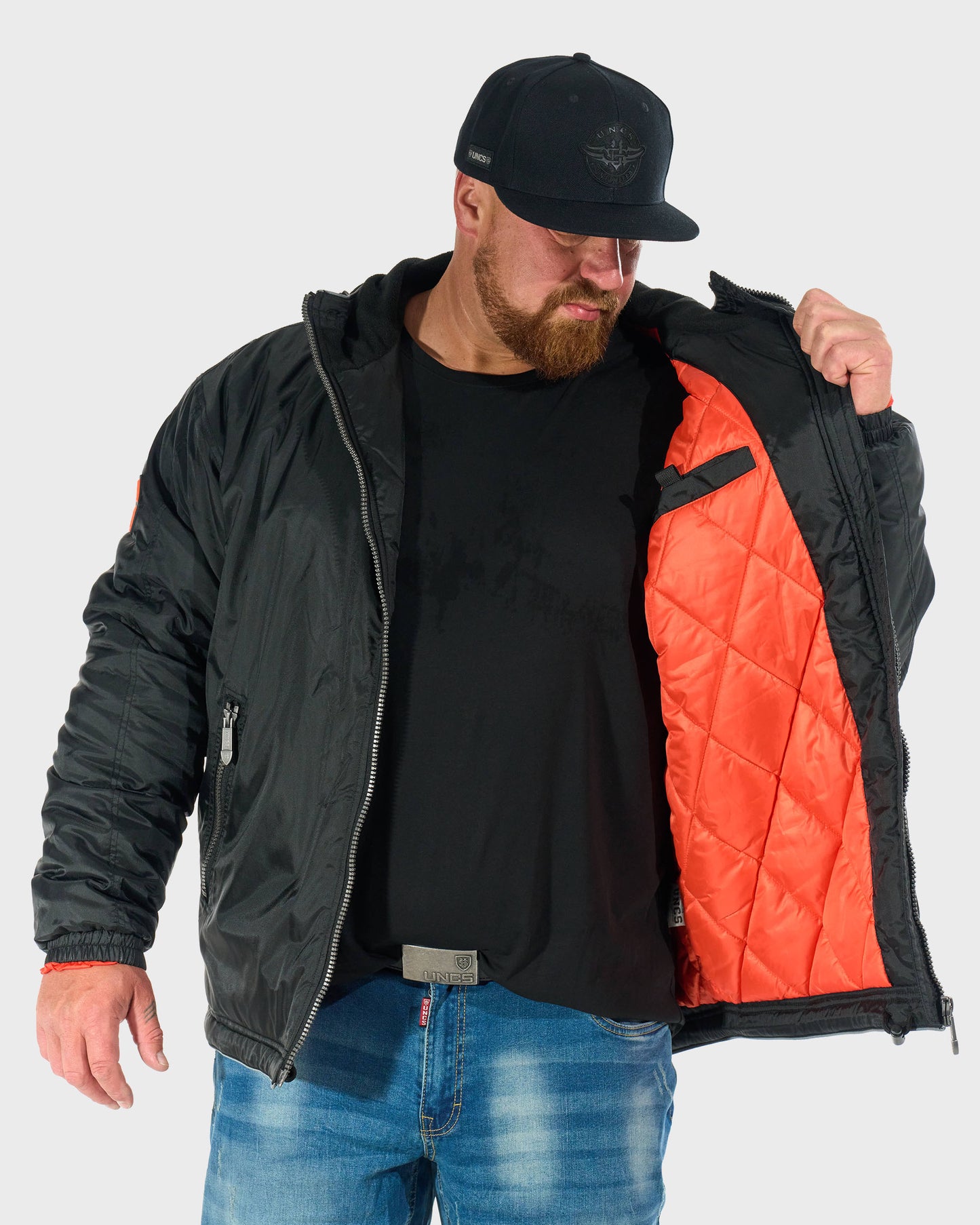 Férfi dzseki CREW II BLACK