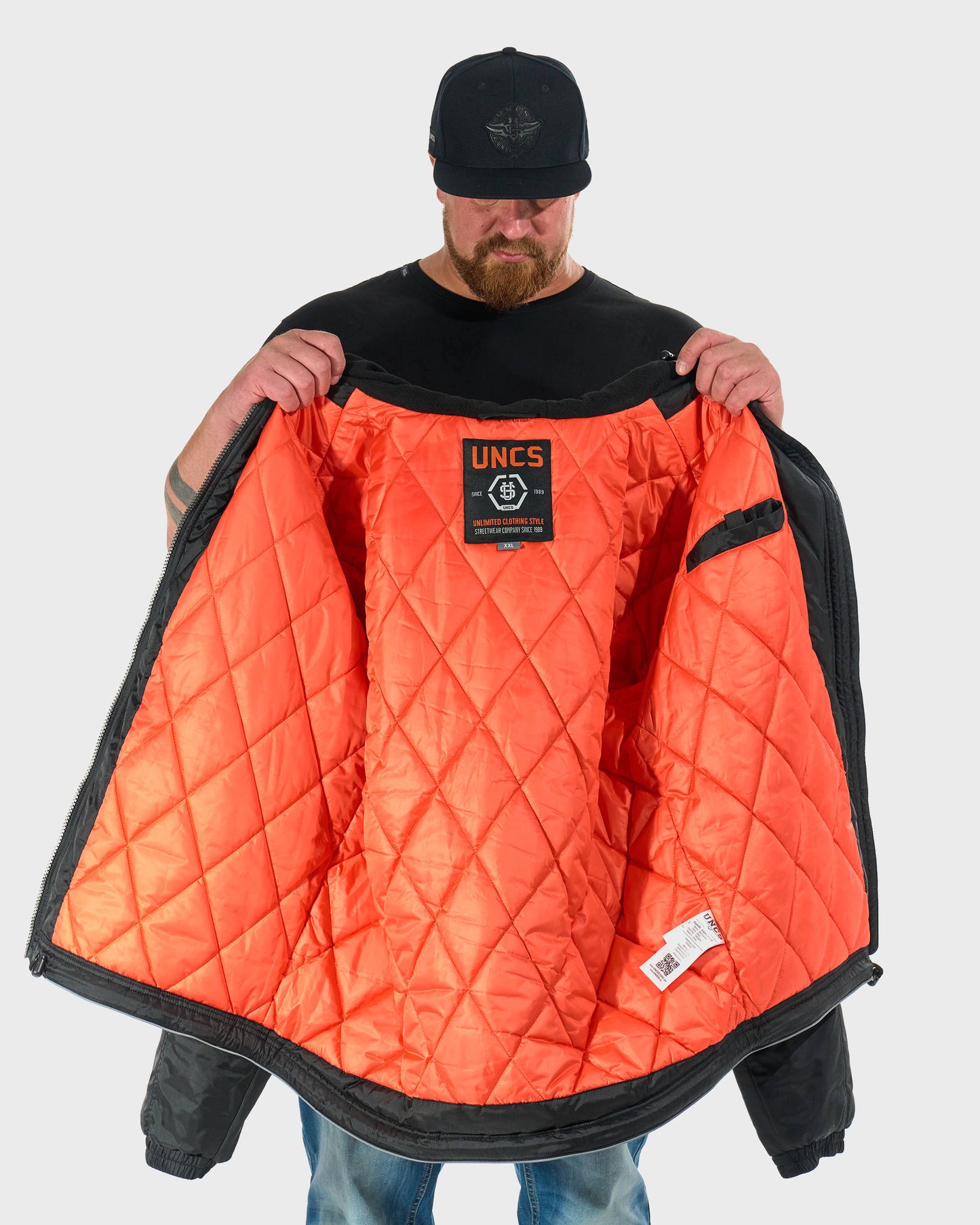 Férfi dzseki CREW II BLACK