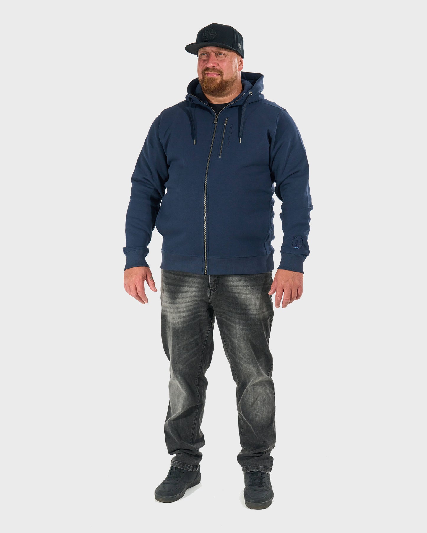 Férfi melegítőfelső KENDRICK III NAVY BLUE