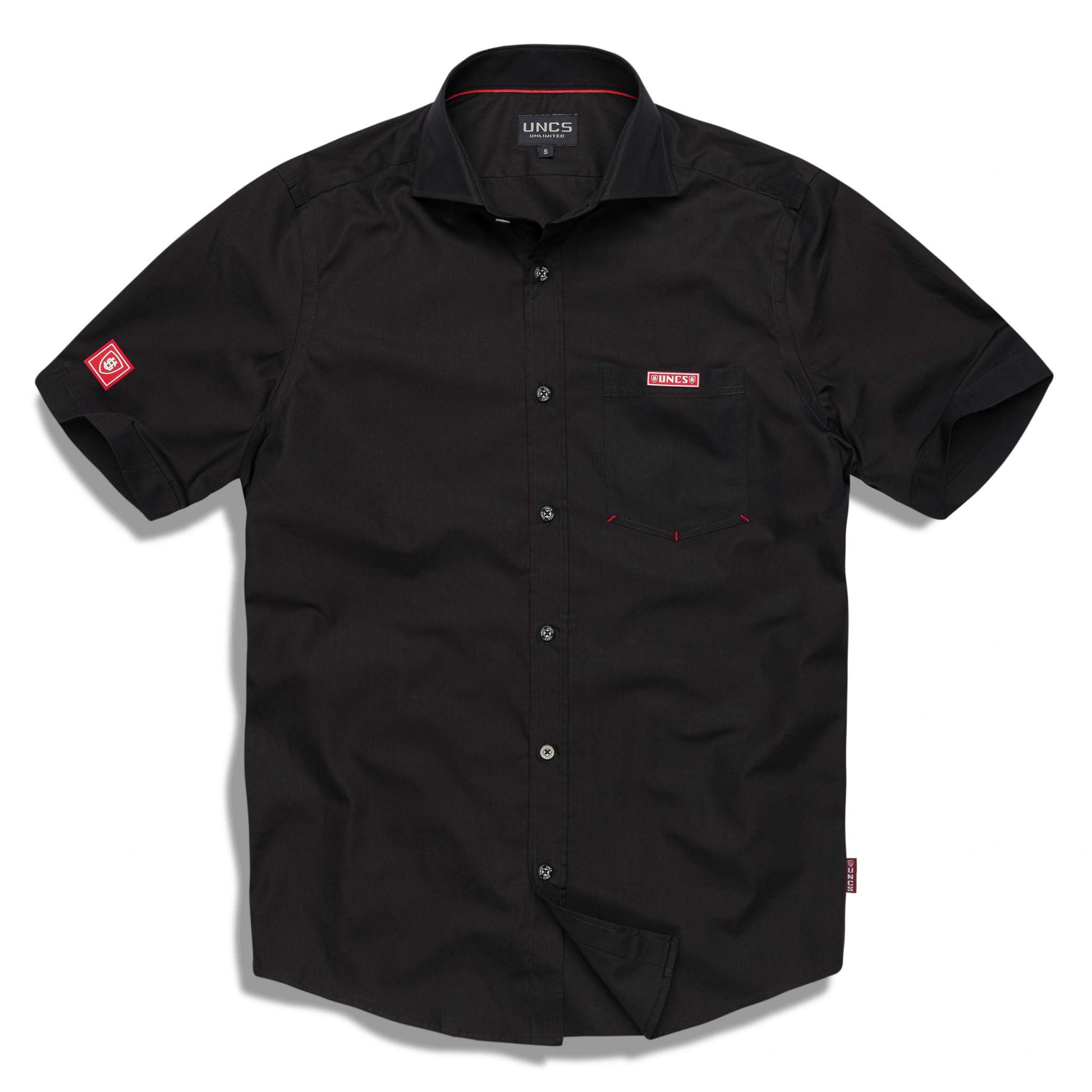 Férfi ing SAMSON BLACK BLACK