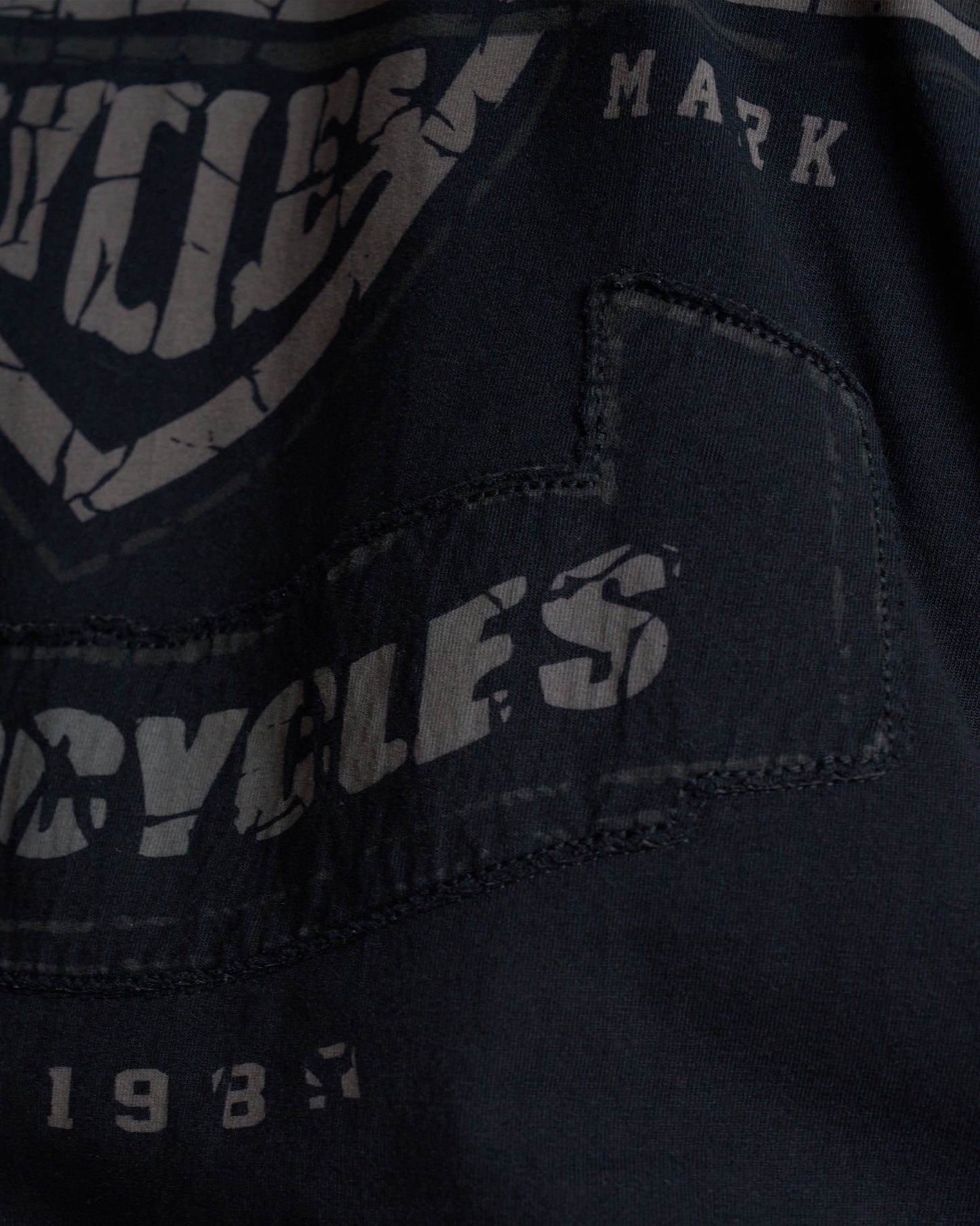 Férfi póló VINTAGE VIII BLACK