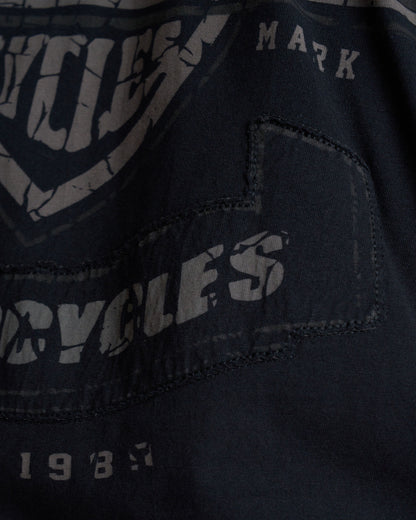 Férfi póló VINTAGE VIII BLACK