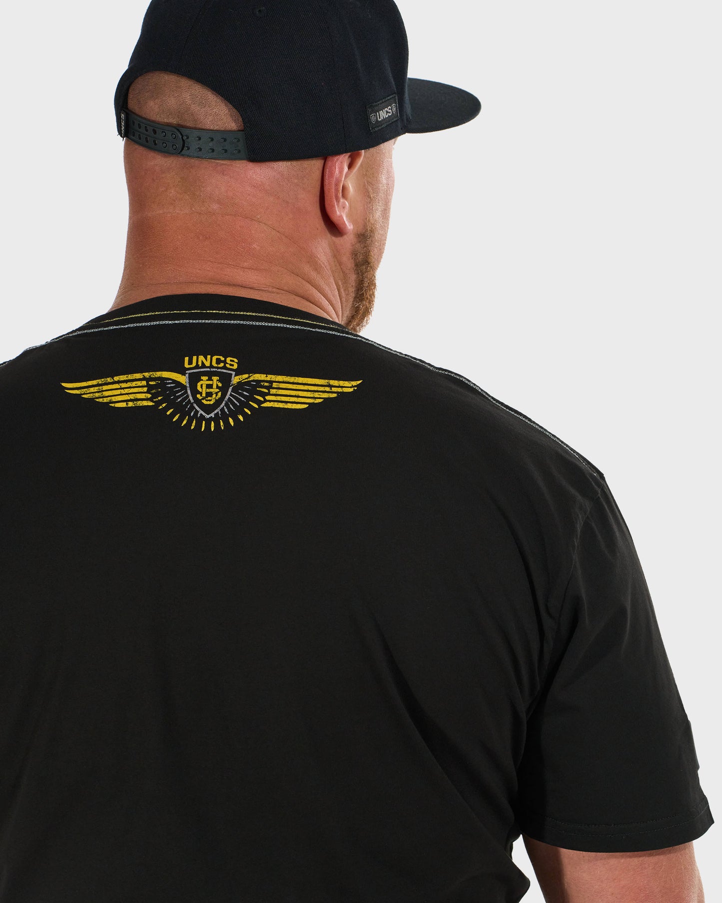 Férfi póló STORM BLACK/YELLOW