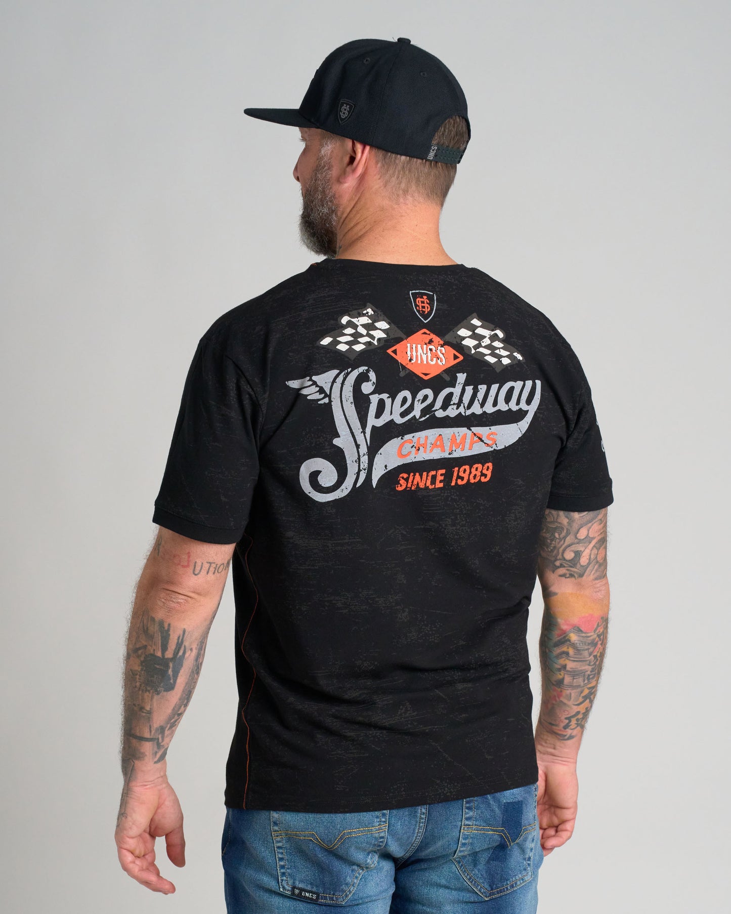 Férfi póló SPEEDWAY BLACK