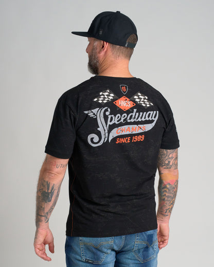 Férfi póló SPEEDWAY BLACK