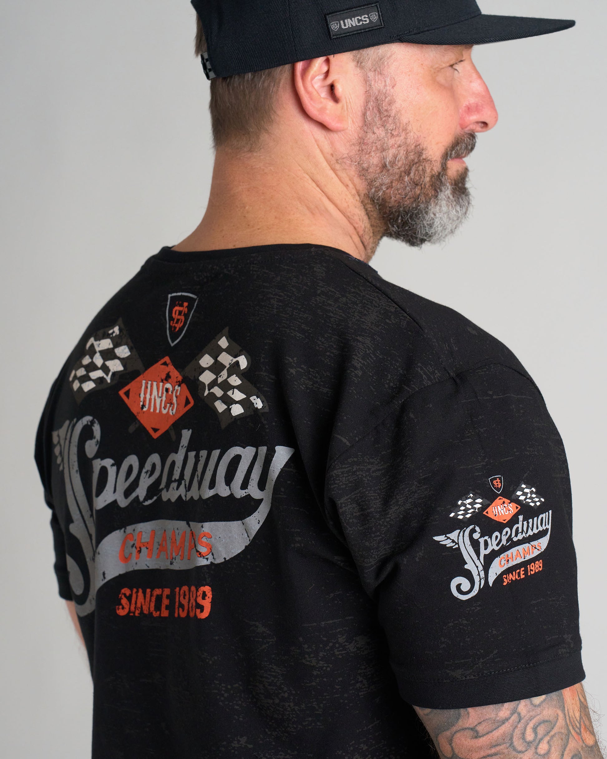 Férfi póló SPEEDWAY BLACK