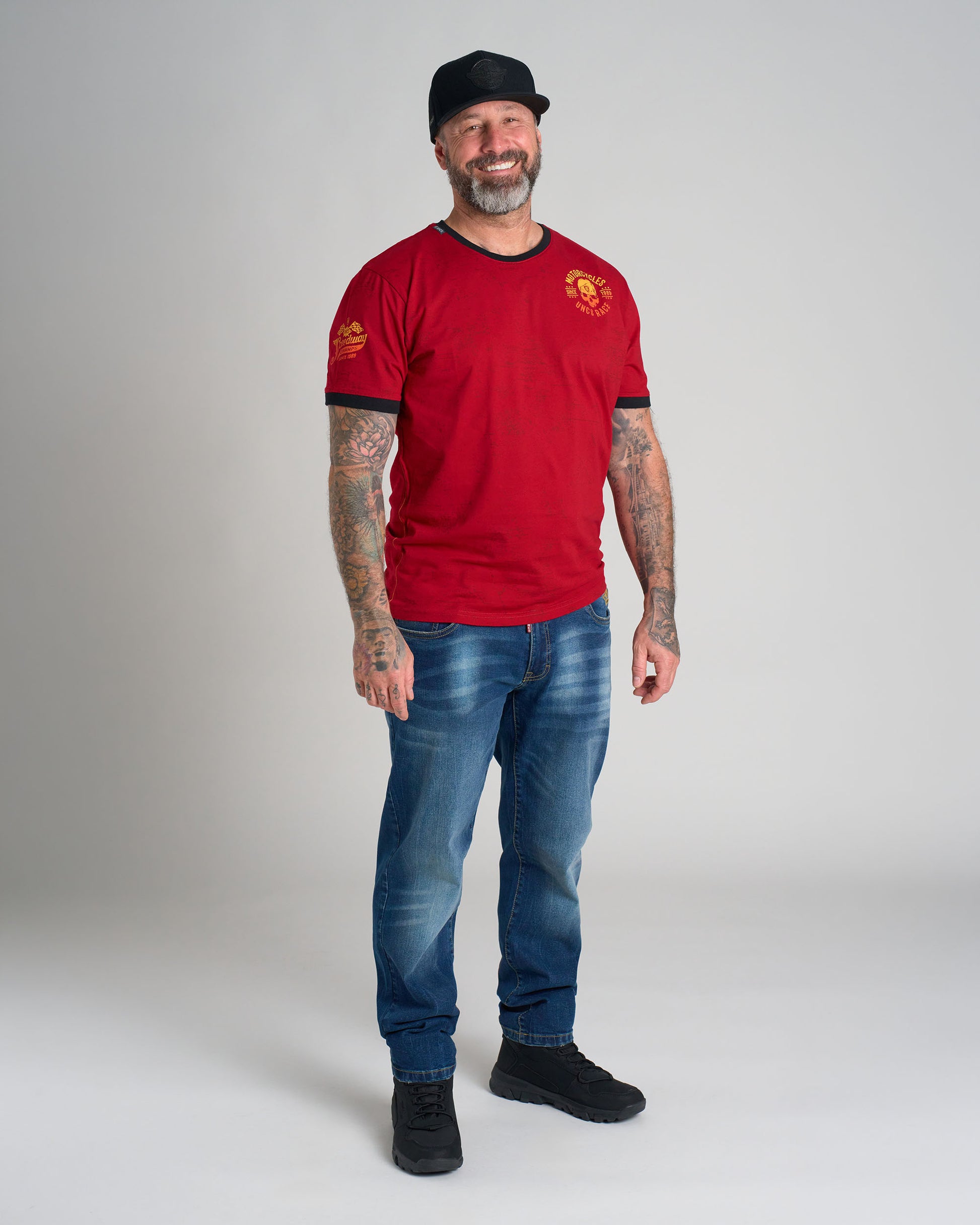 Férfi póló SPEEDWAY RED