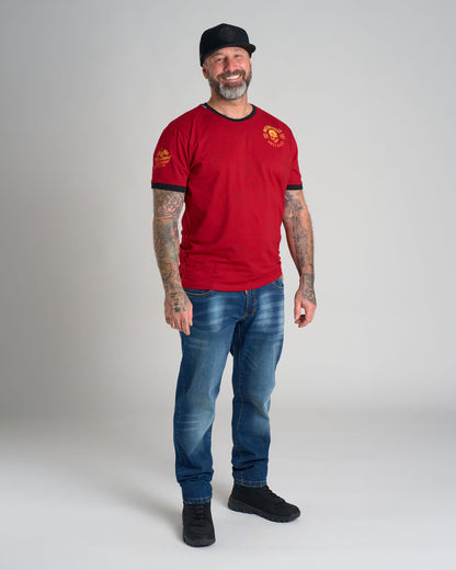 Férfi póló SPEEDWAY RED