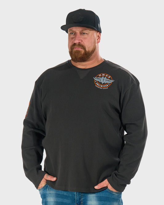 Férfi póló BROOKS III LS ASPHALT