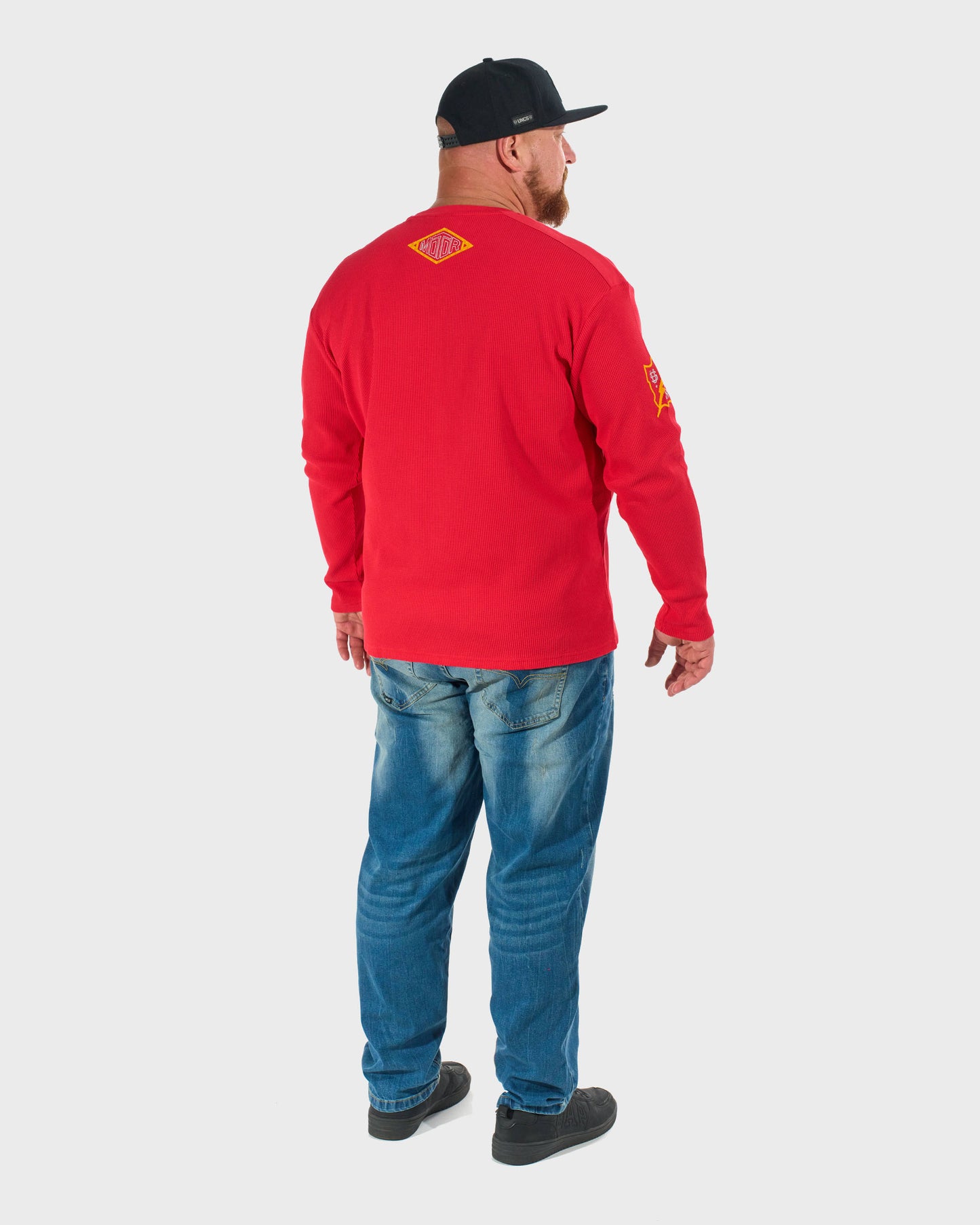 Férfi póló BROOKS III LS RED