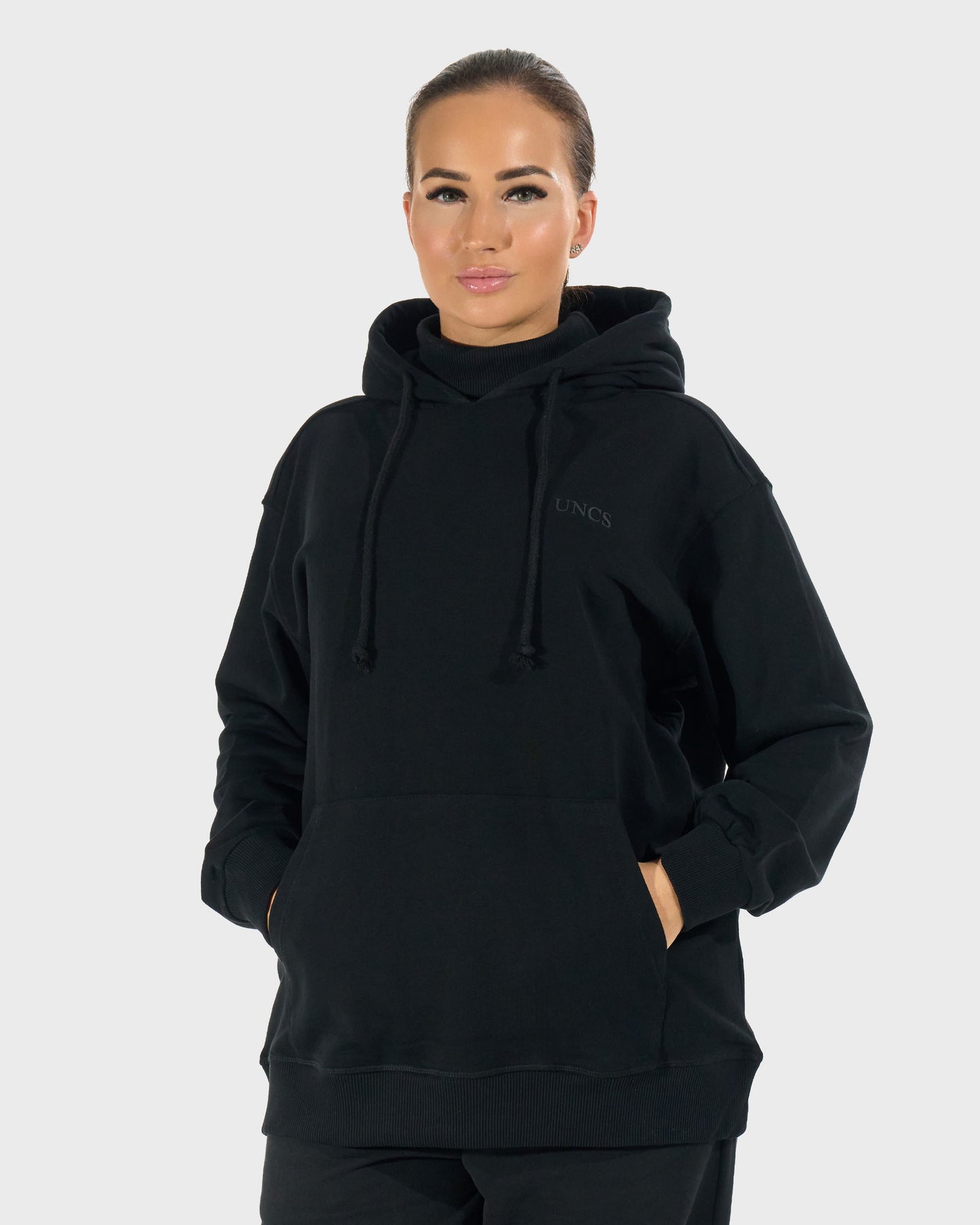 Női pulóver BELLA BLACK BLACK